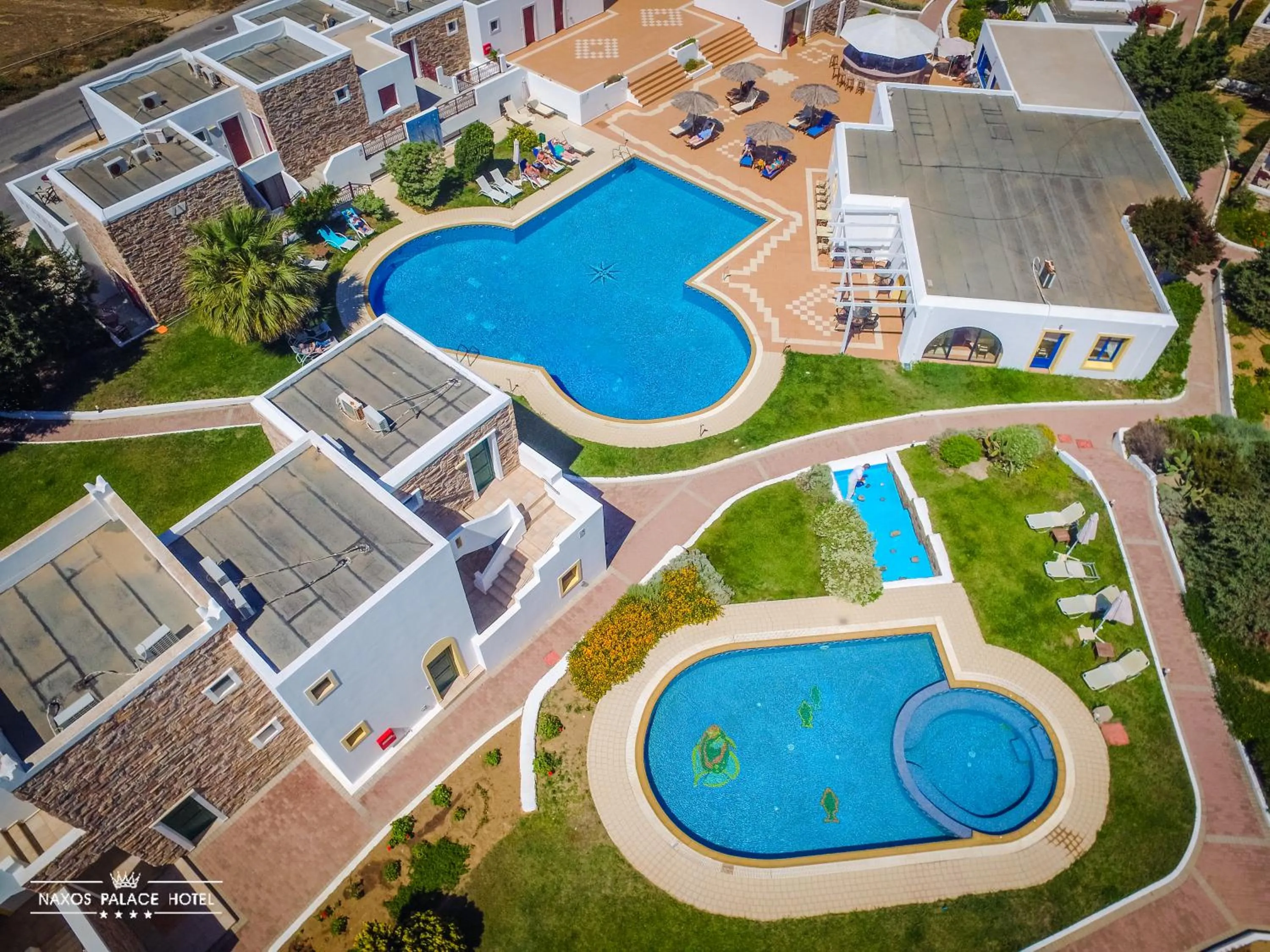Bird's eye view in Naxos Palace Hotel