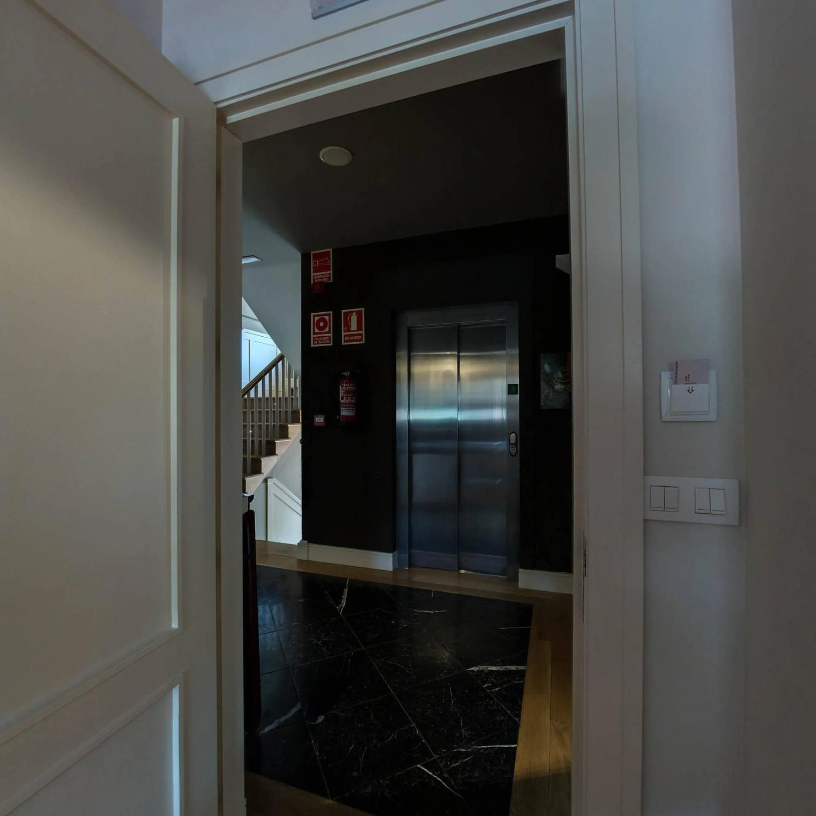 On site in Hotel Palacio Muñatones