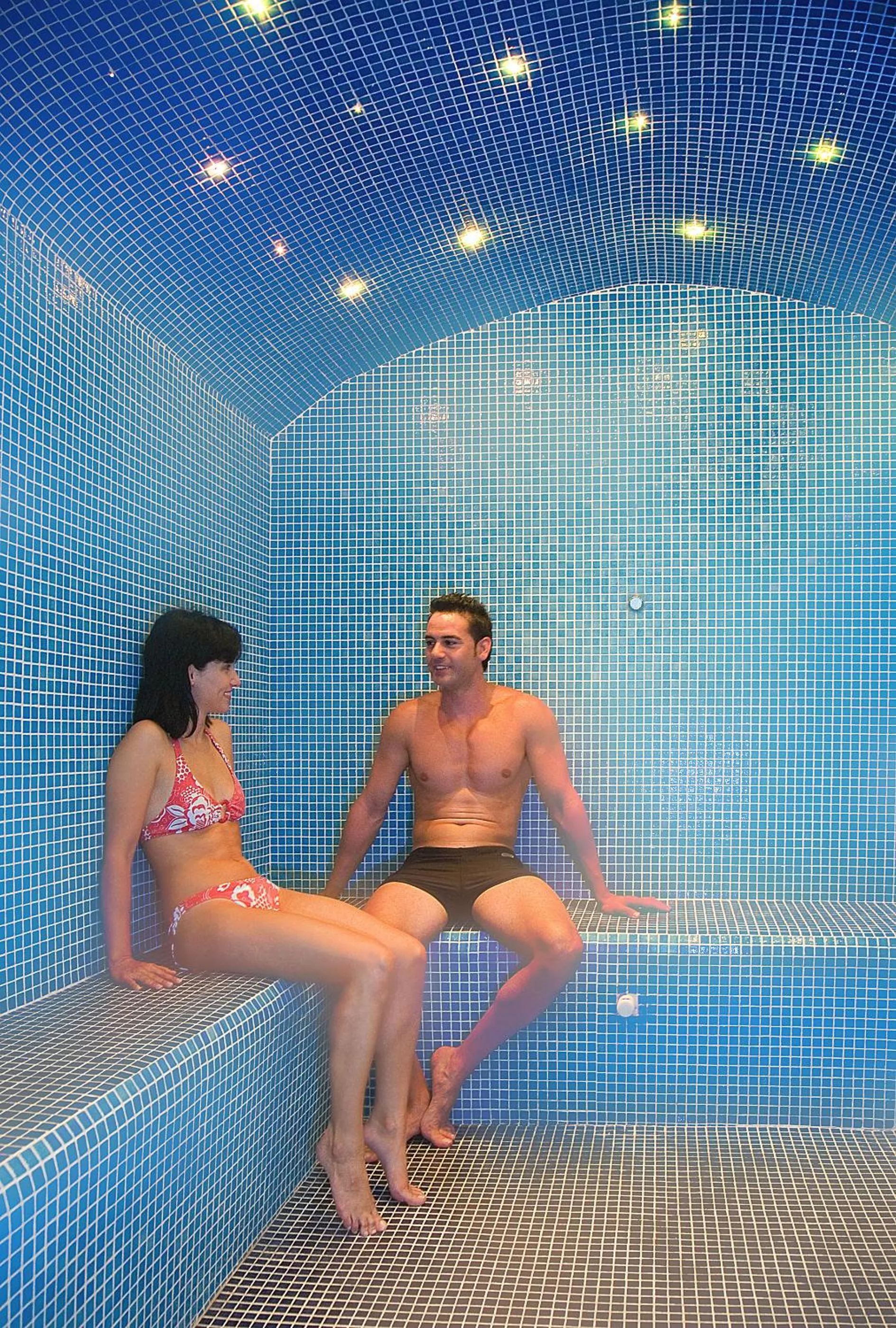 Sauna in Hotel RH Gijón & Spa