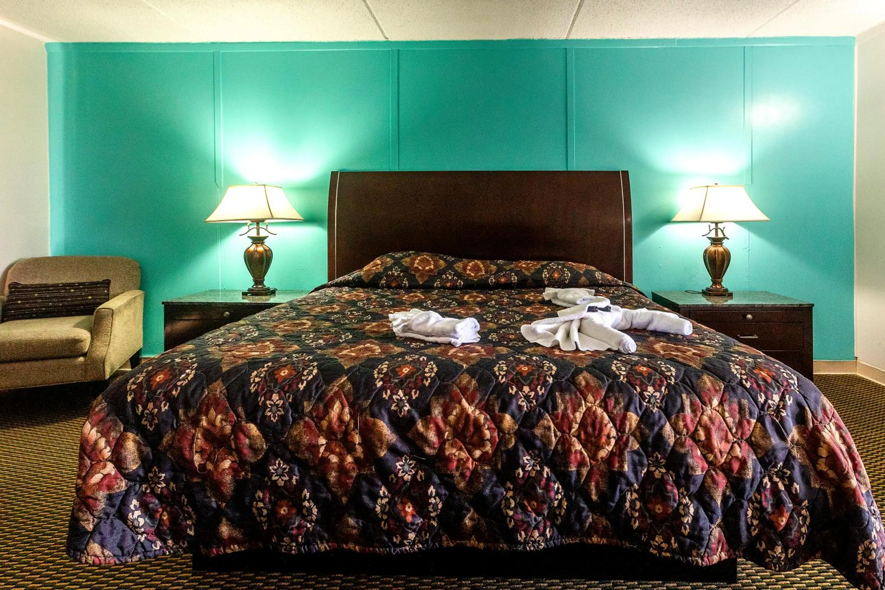 Bed in CRYSTAL PALACE RESORT