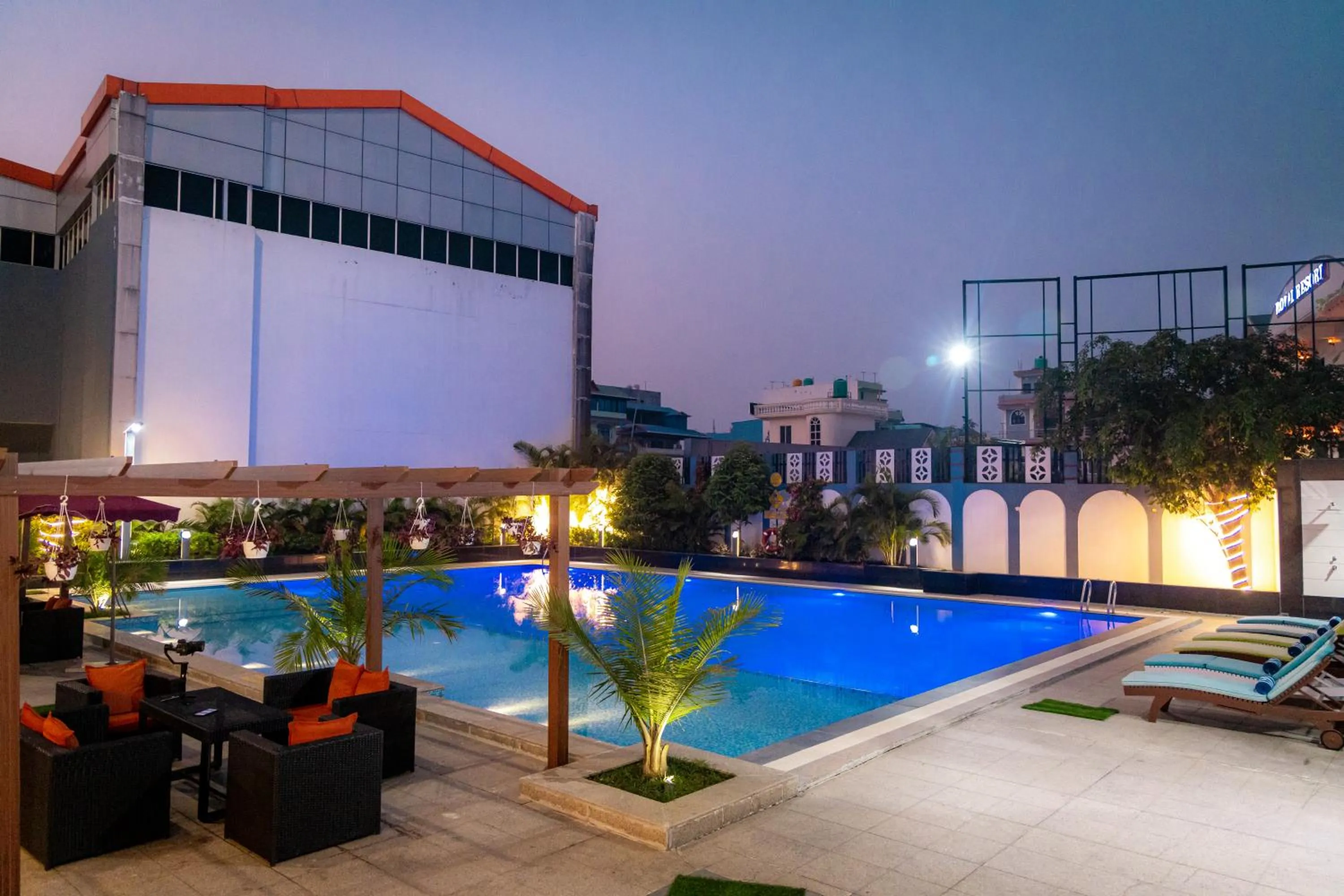 Pool view in Soaltee Westend Itahari