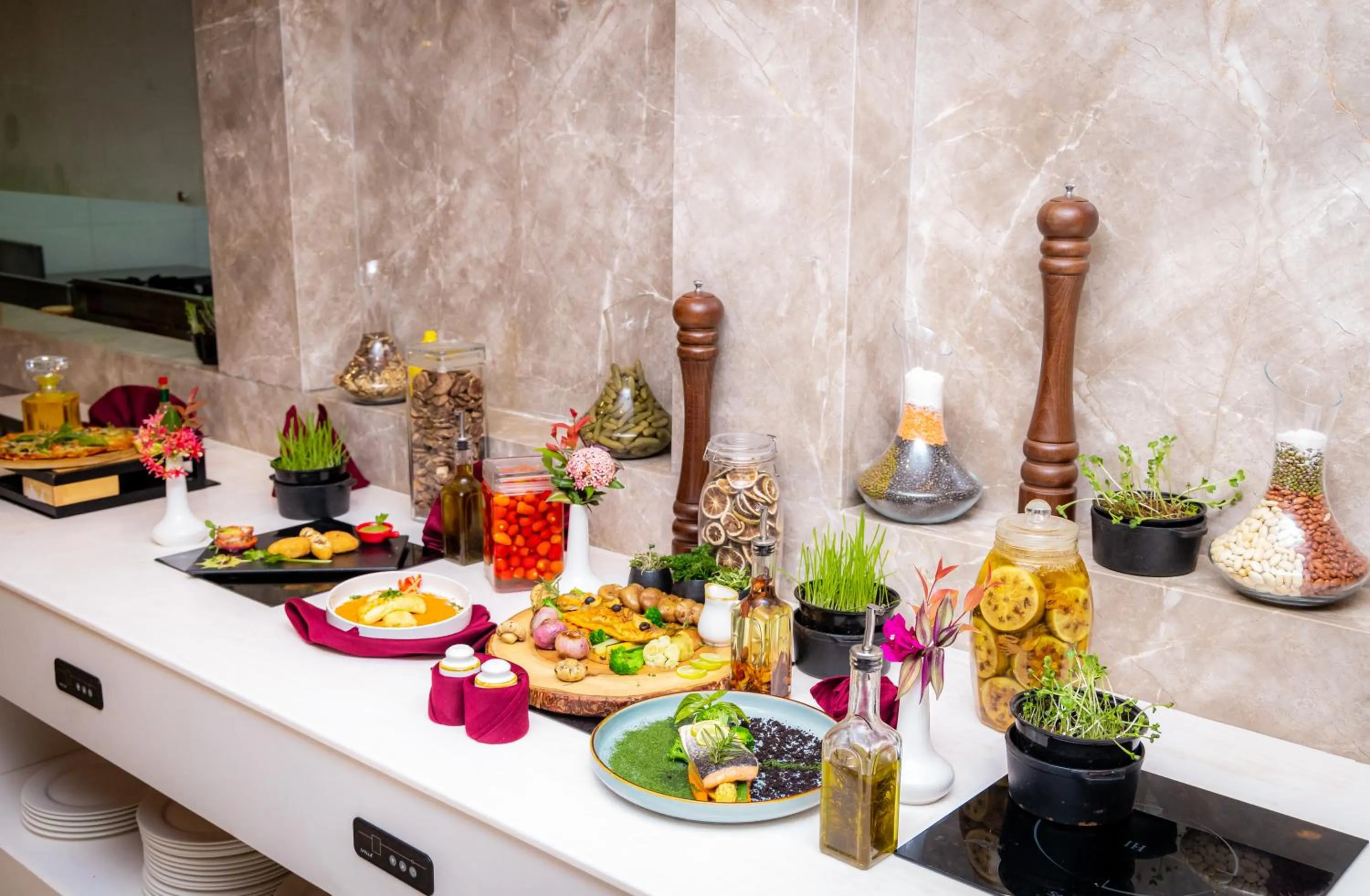 Buffet breakfast in Soaltee Westend Itahari