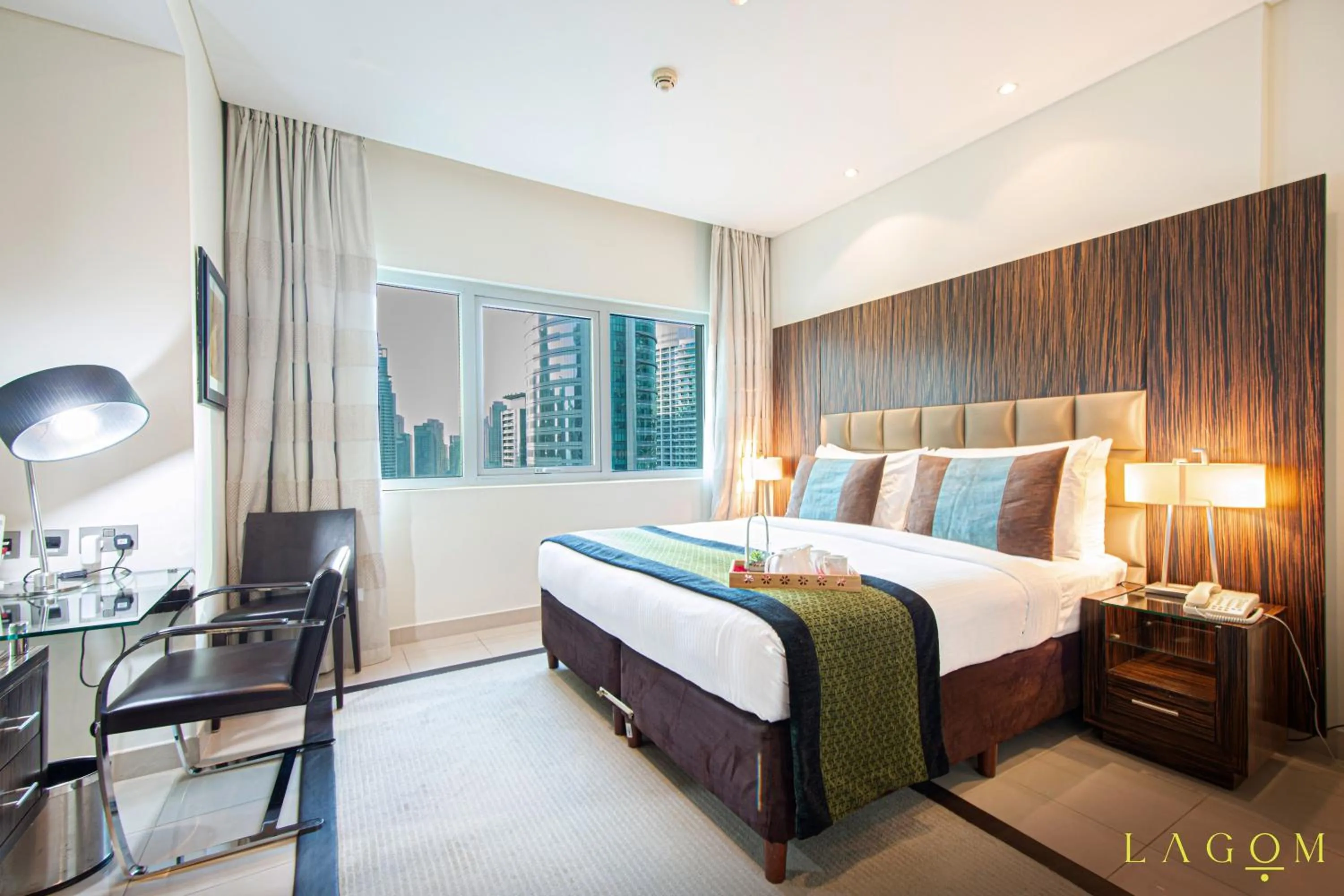 Bedroom, Bed in Songs of the Lake by Lagom - Bonnington Apartment Jumeirah Lake Towers,