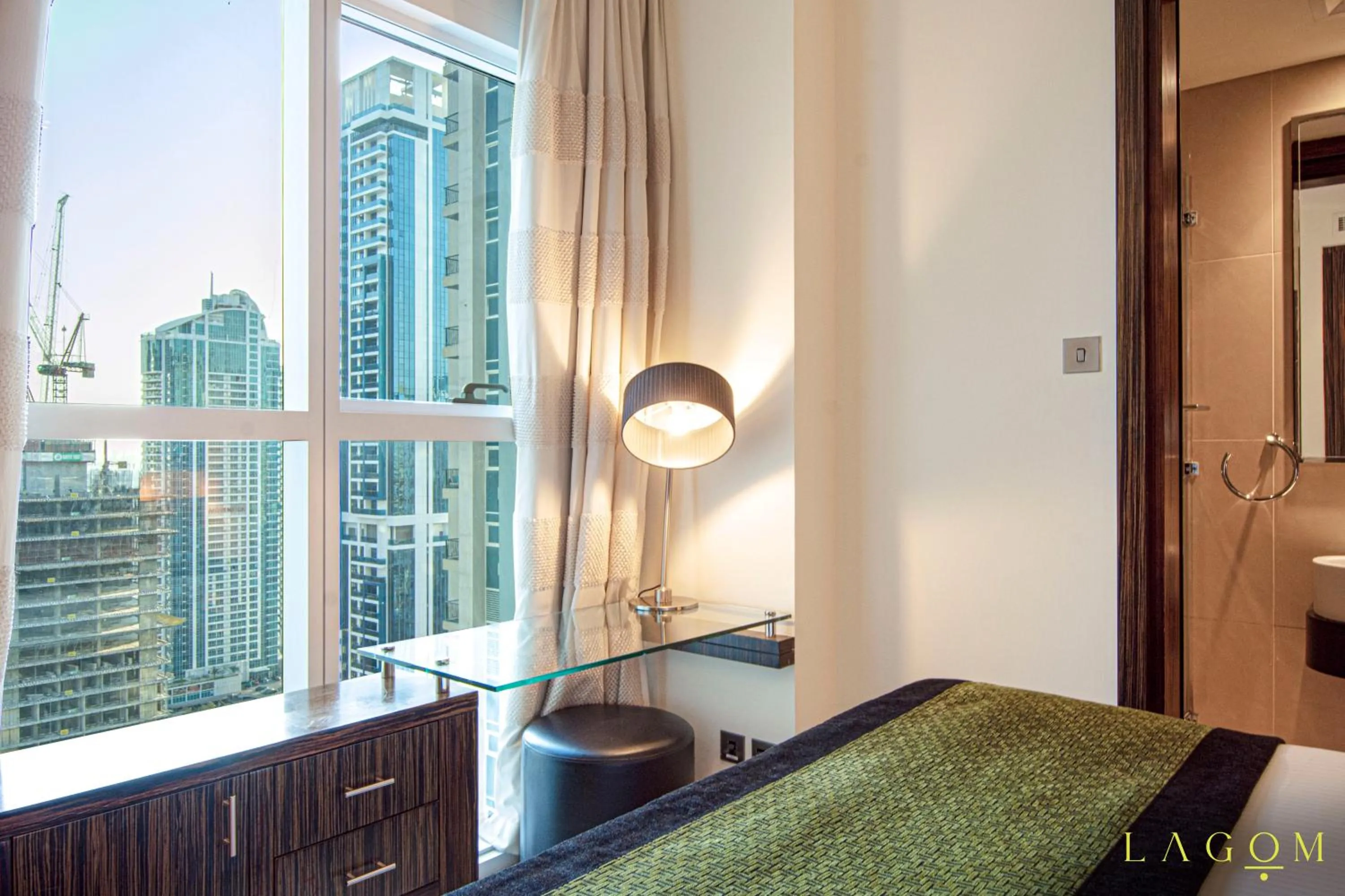 Bedroom, Bed in Songs of the Lake by Lagom - Bonnington Apartment Jumeirah Lake Towers,