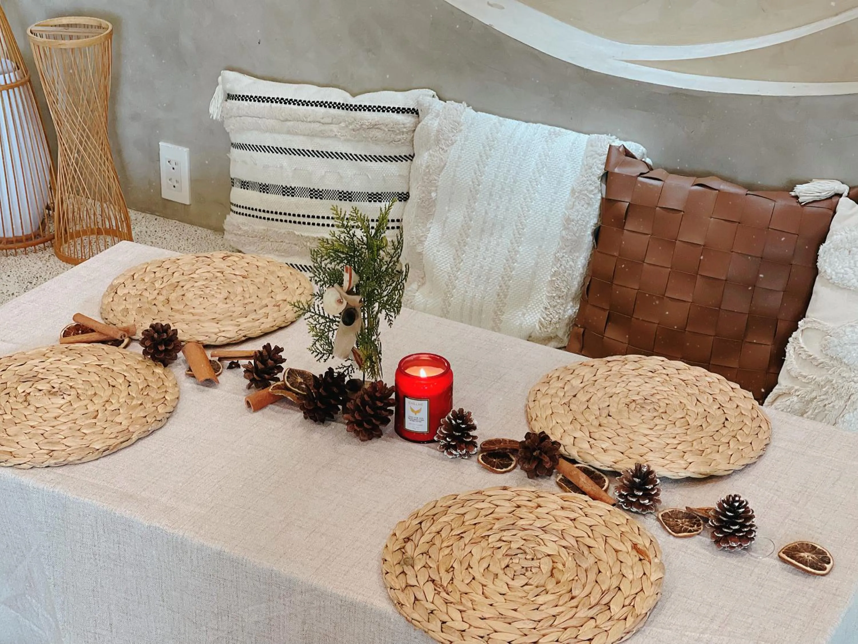 Living room, Bed in Baphu Beachwalk Apartment - 5 min walk to My Khe beach