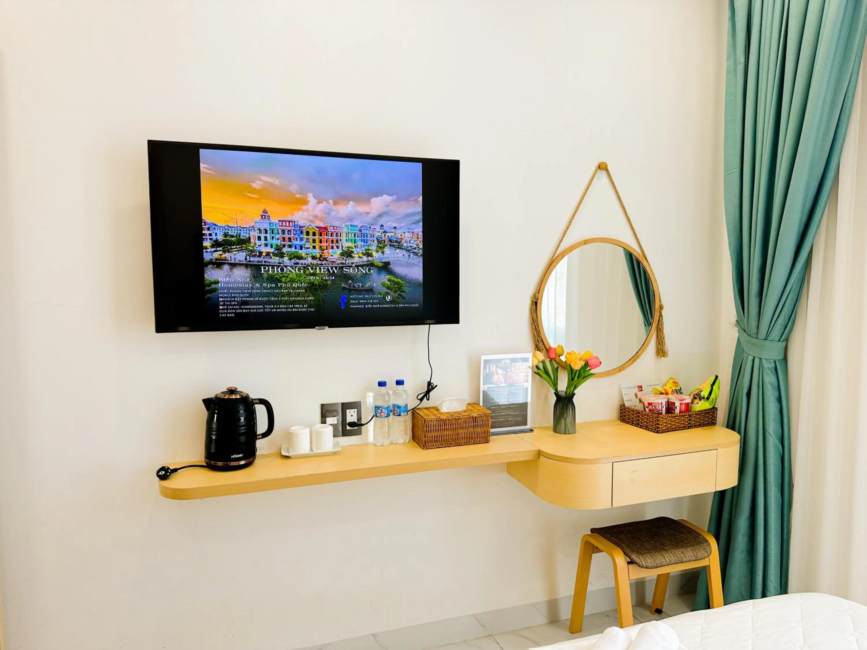 TV and multimedia in Biển Nhớ Homestay & Spa Phú Quốc