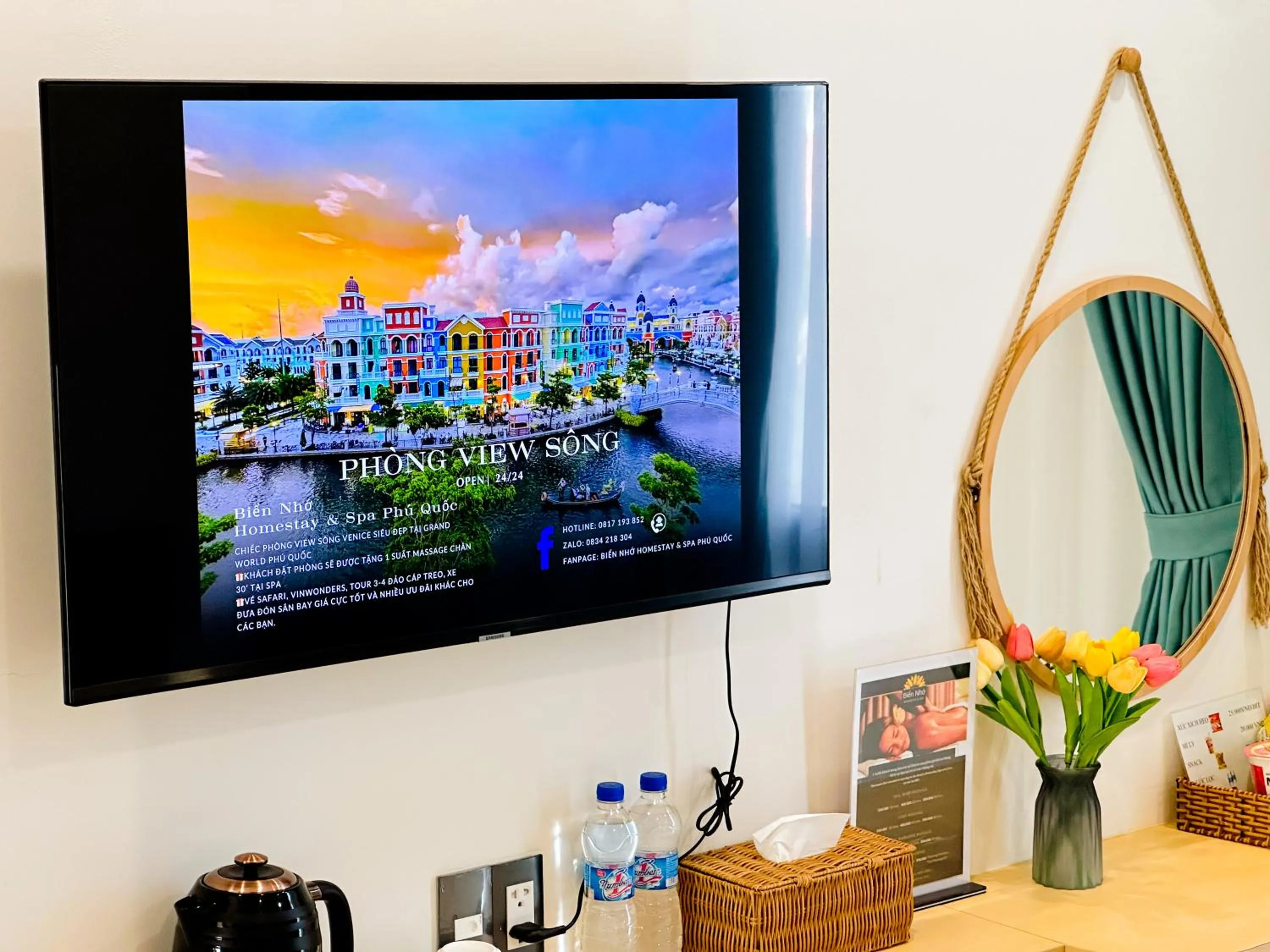 TV and multimedia in Biển Nhớ Homestay & Spa Phú Quốc