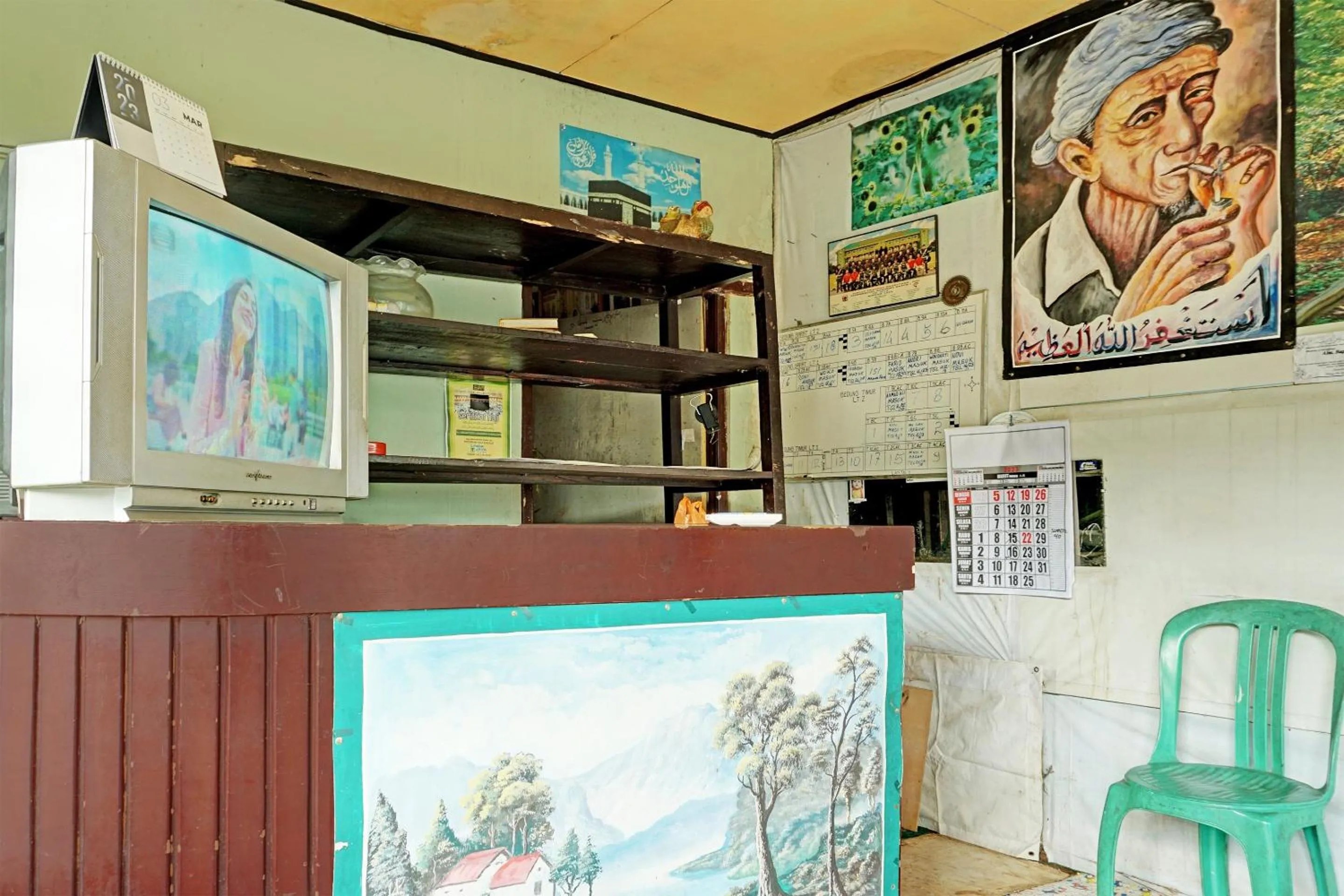 Lobby or reception in Hotel O Dhaha Penginapan House Syariah