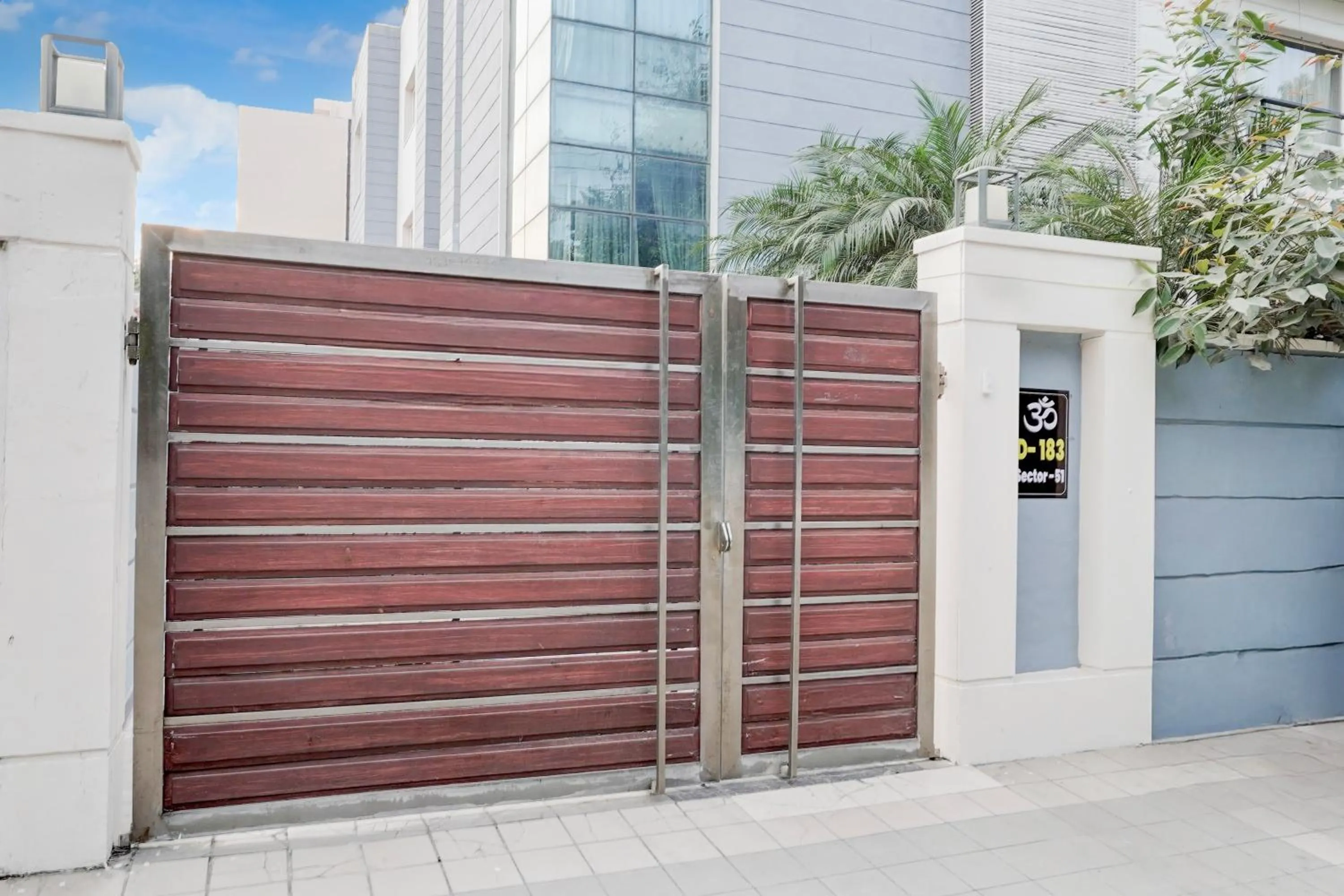 Facade/entrance in Super Townhouse Sector 51 Noida Near Metro Station