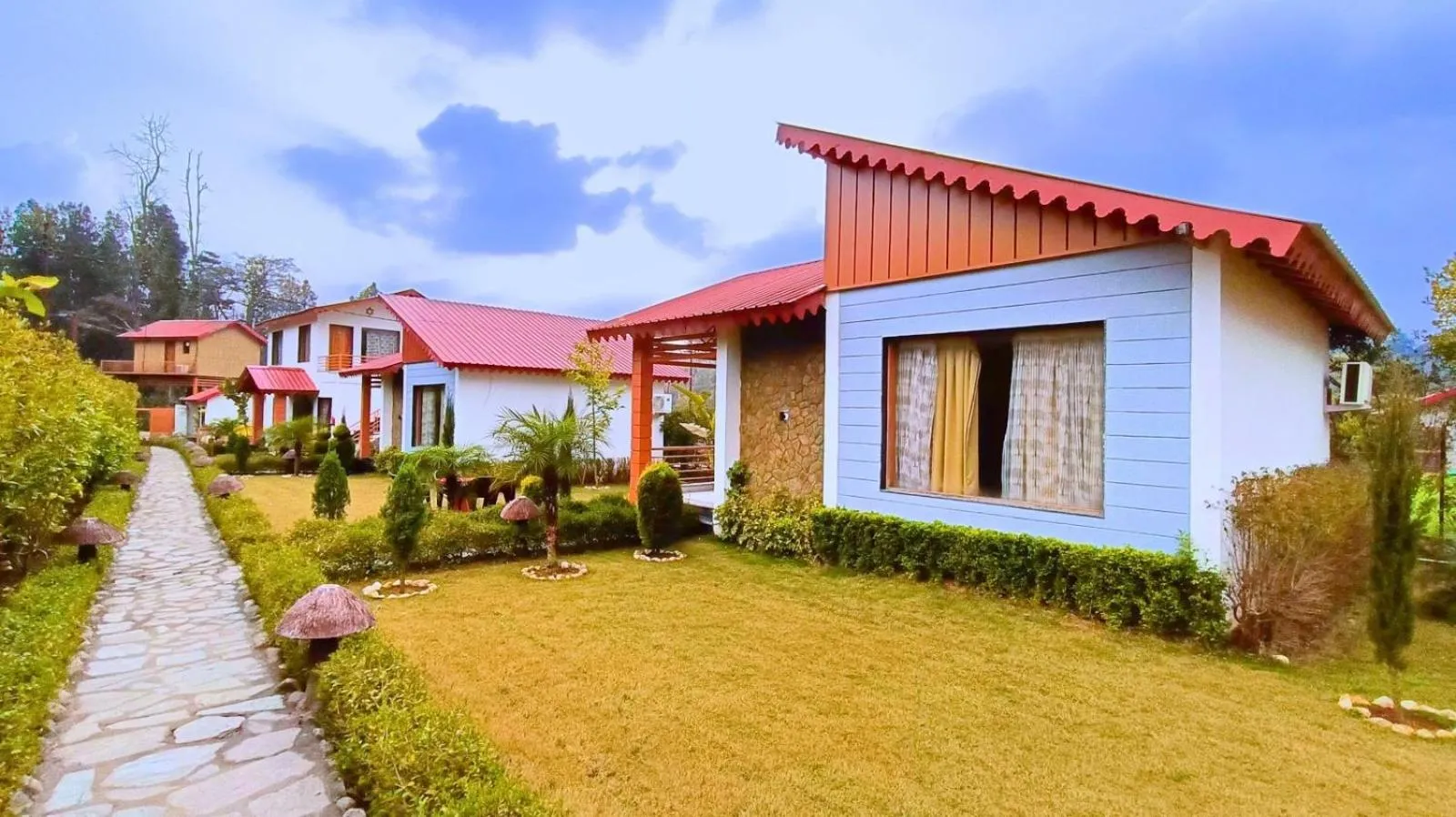 Property building in KK Jungle View Resort