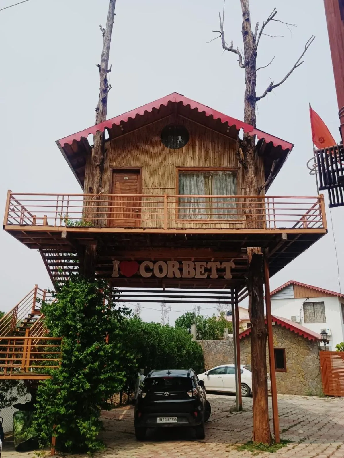 Property building in KK Jungle View Resort