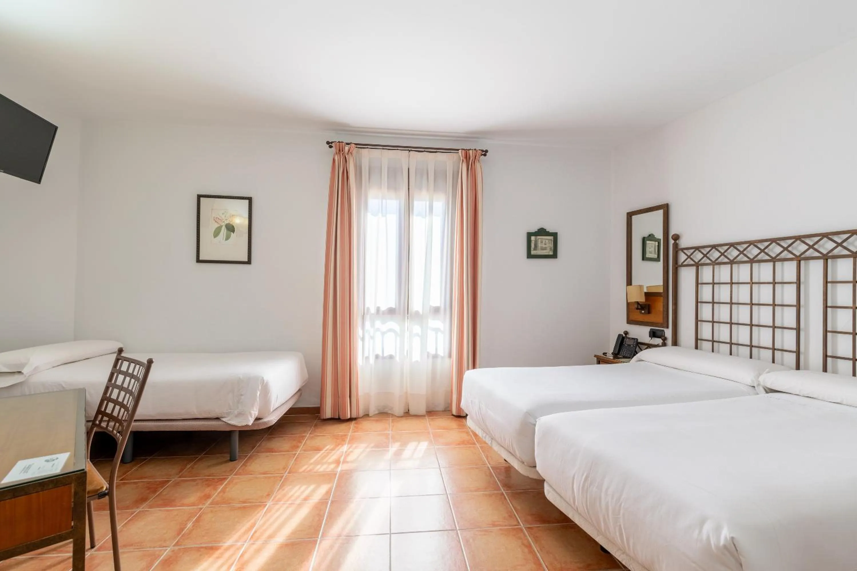 Bed in HOTEL HACIENDA SANTA BARBARA