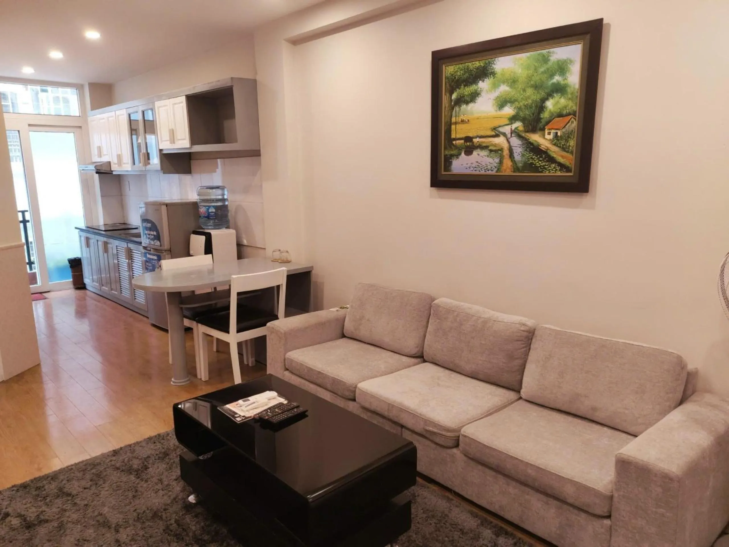 Living room in Ruby Serviced Apartment Phan Ke Binh