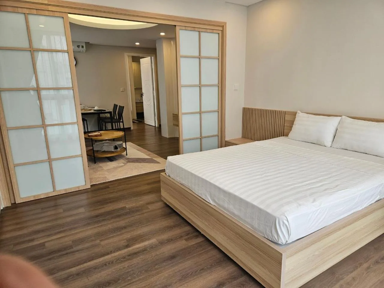 Photo of the whole room, Bed in Ruby Serviced Apartment Phan Ke Binh