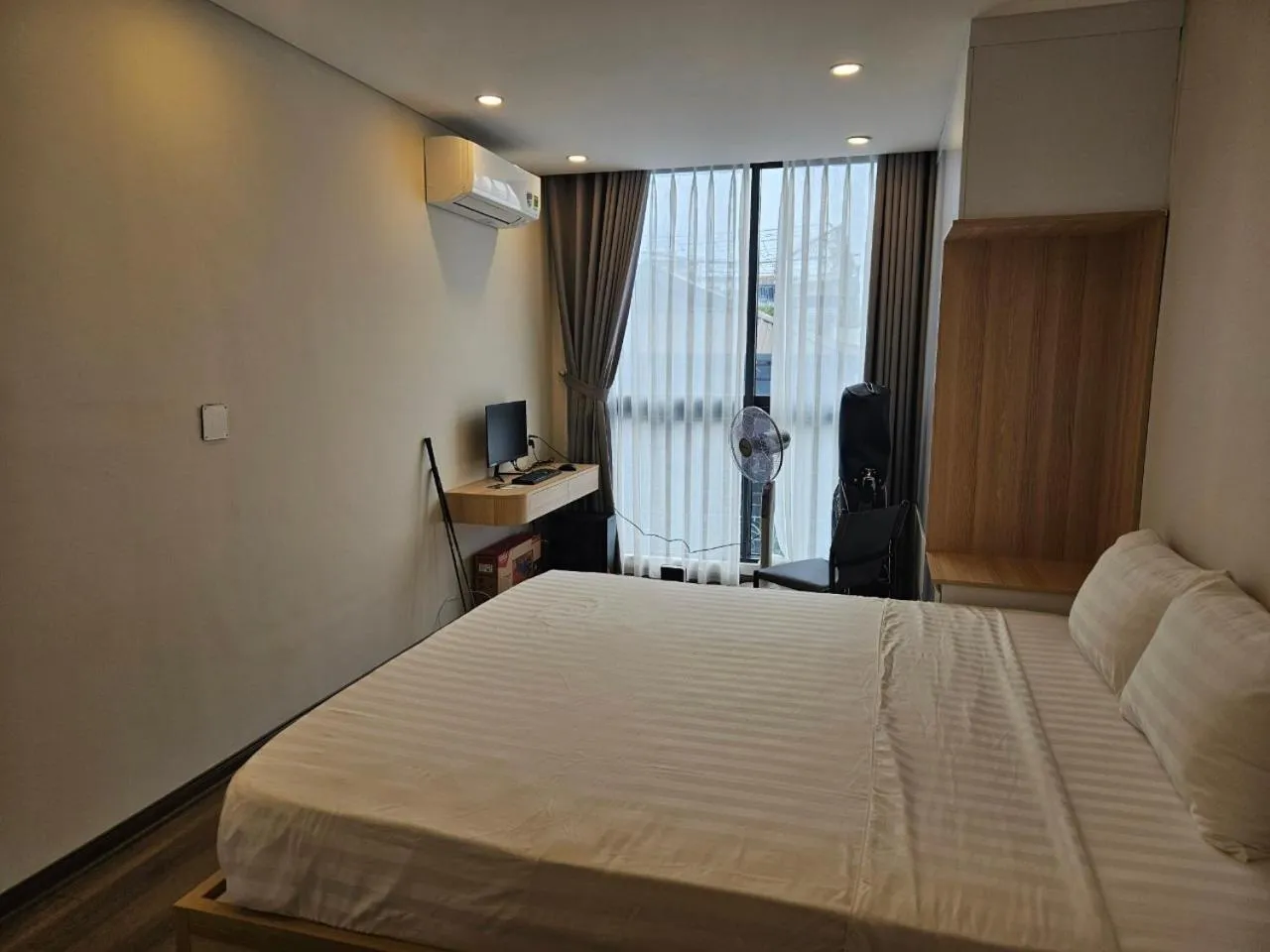 Bedroom, Bed in Ruby Serviced Apartment Phan Ke Binh
