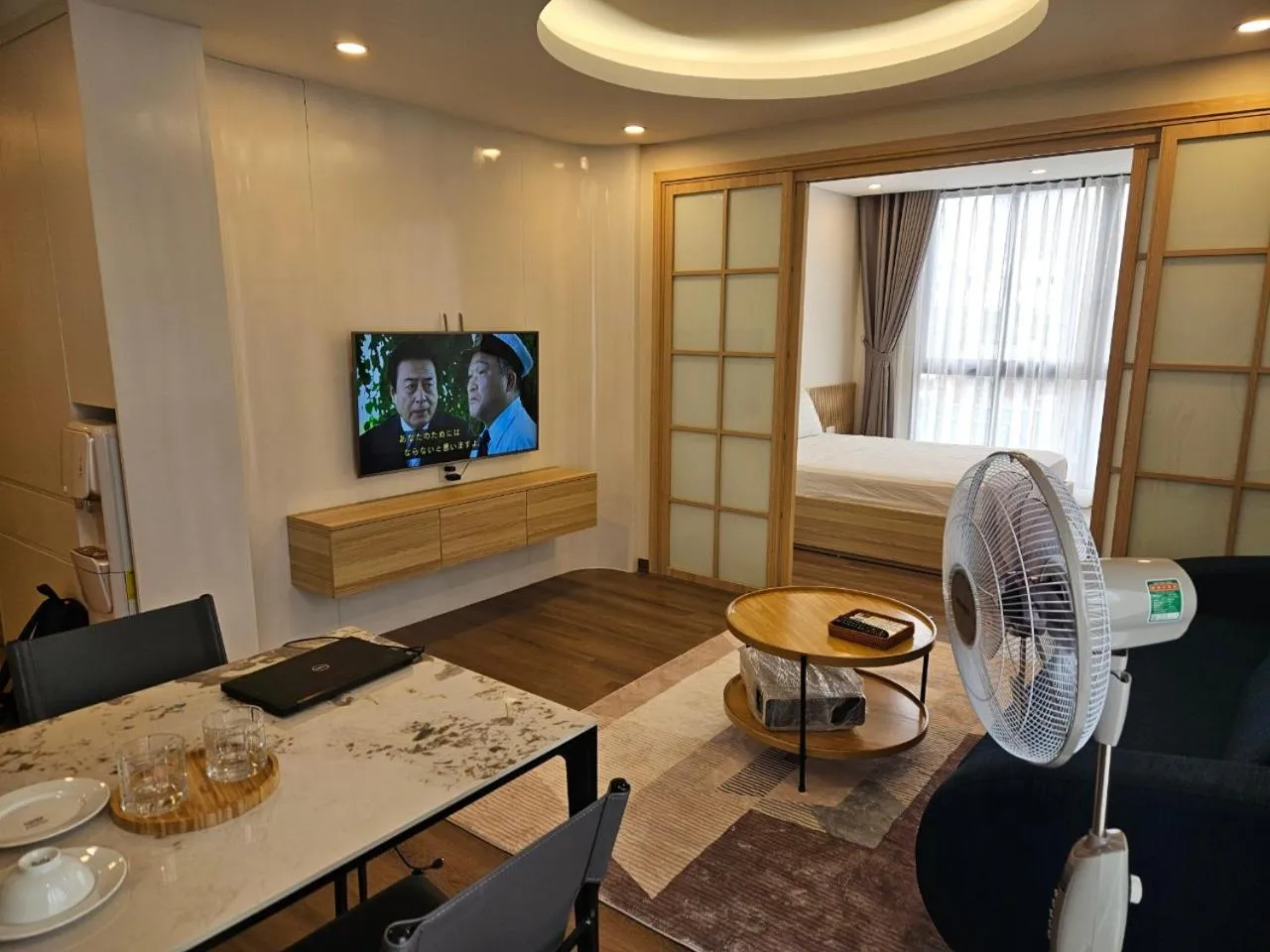 Living room in Ruby Serviced Apartment Phan Ke Binh