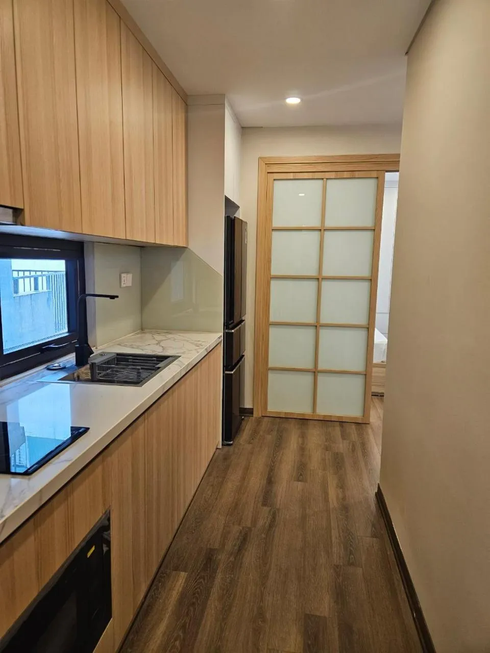 Kitchen or kitchenette in Ruby Serviced Apartment Phan Ke Binh