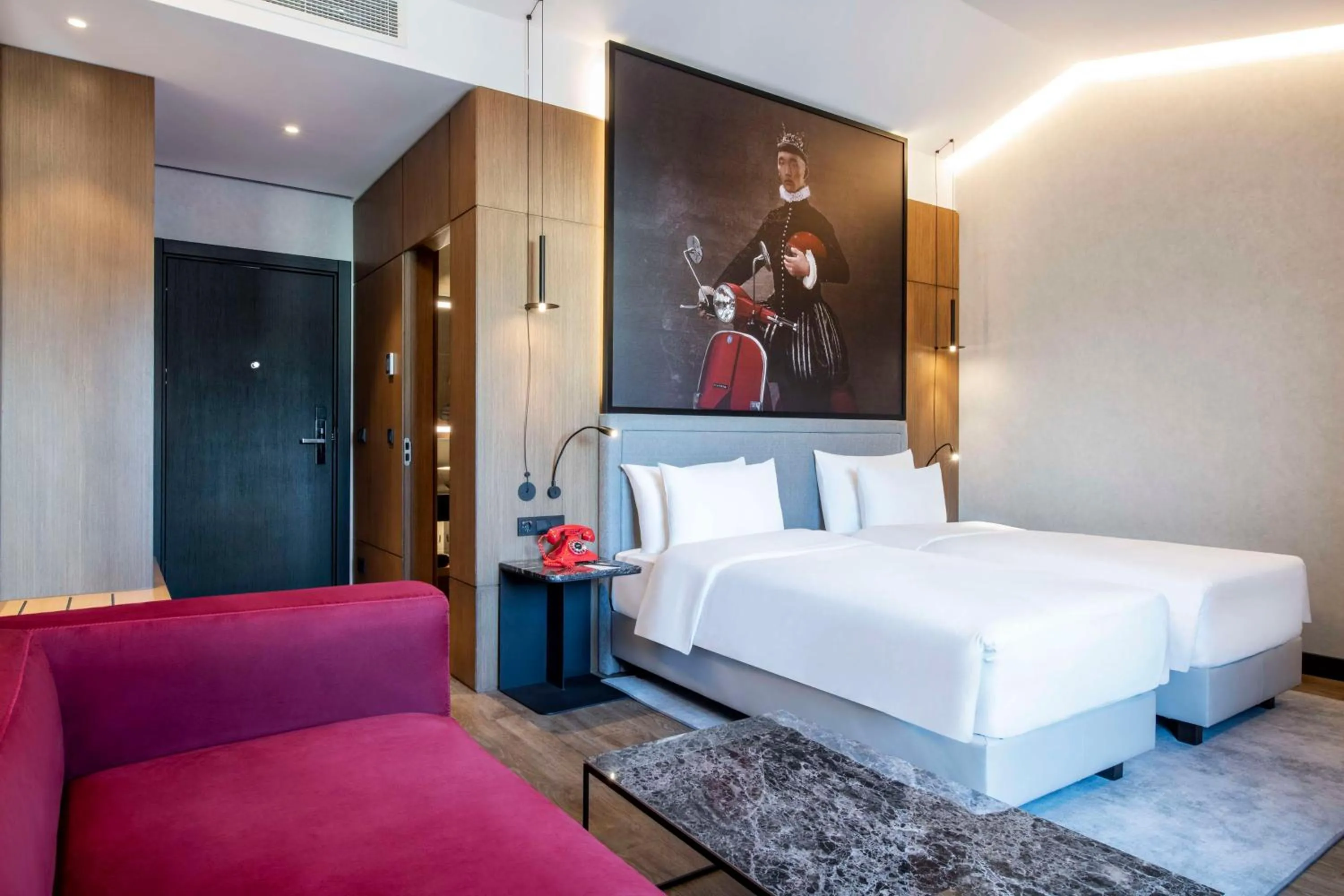 Bedroom, Bed in Radisson RED Tbilisi