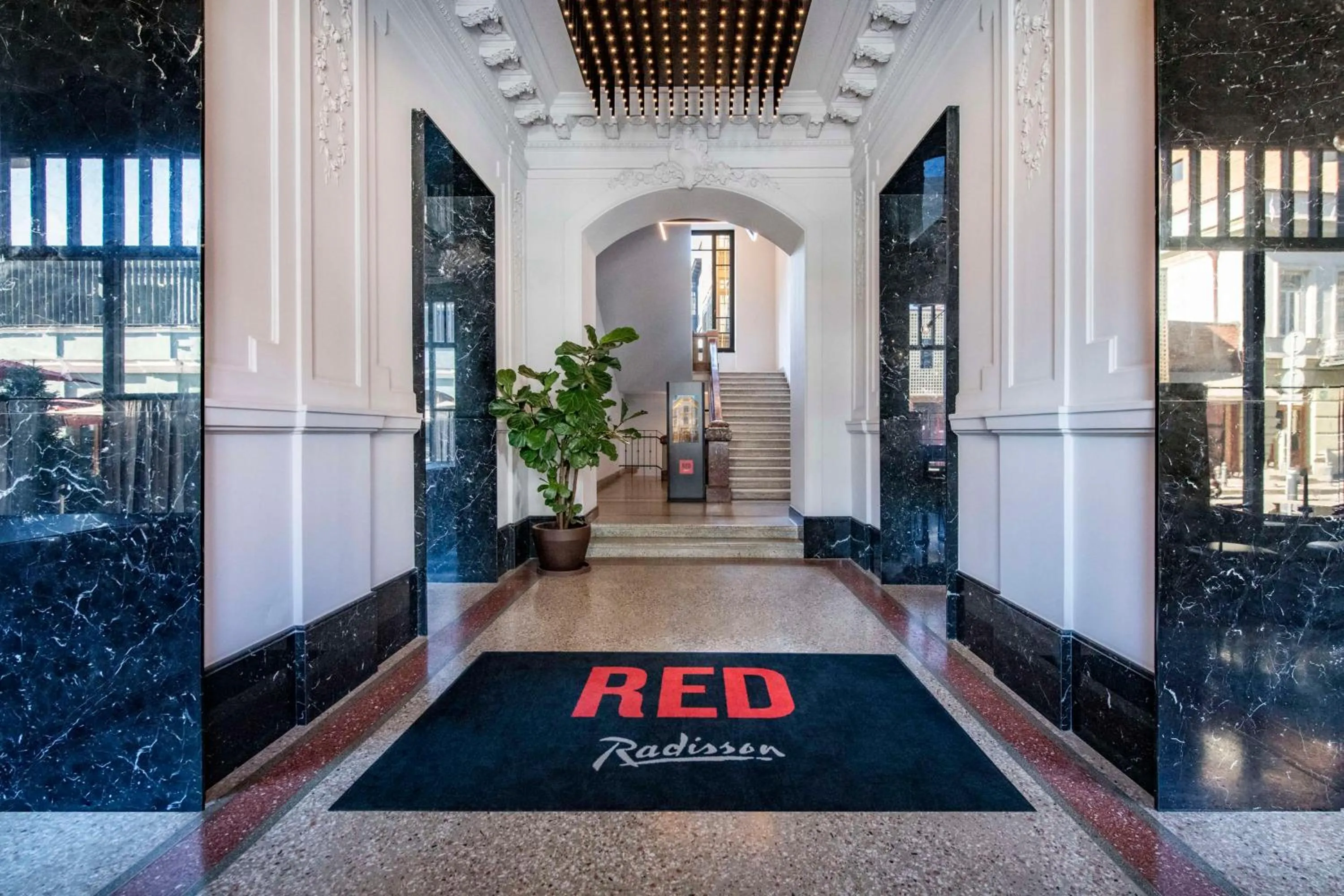 Lobby or reception in Radisson RED Tbilisi