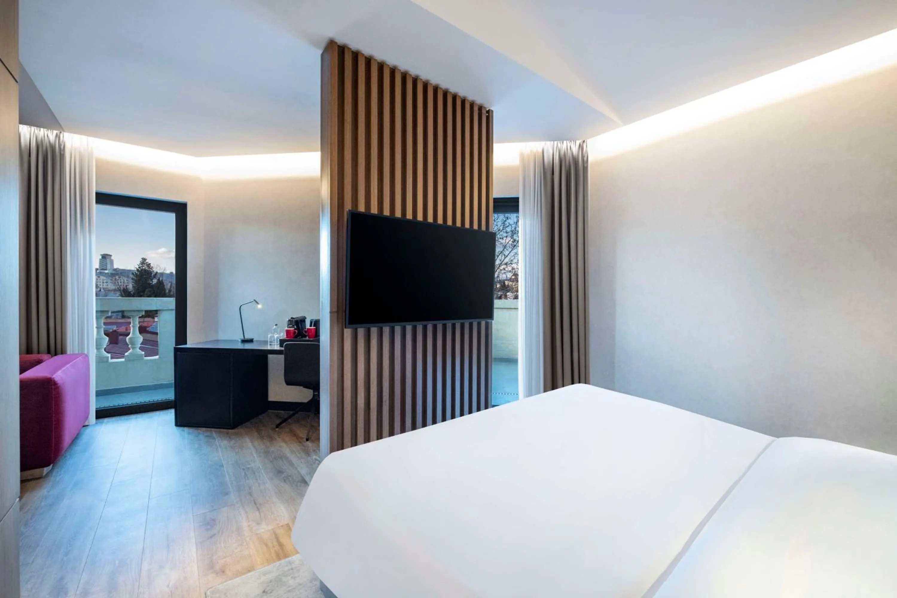 Photo of the whole room, Bed in Radisson RED Tbilisi