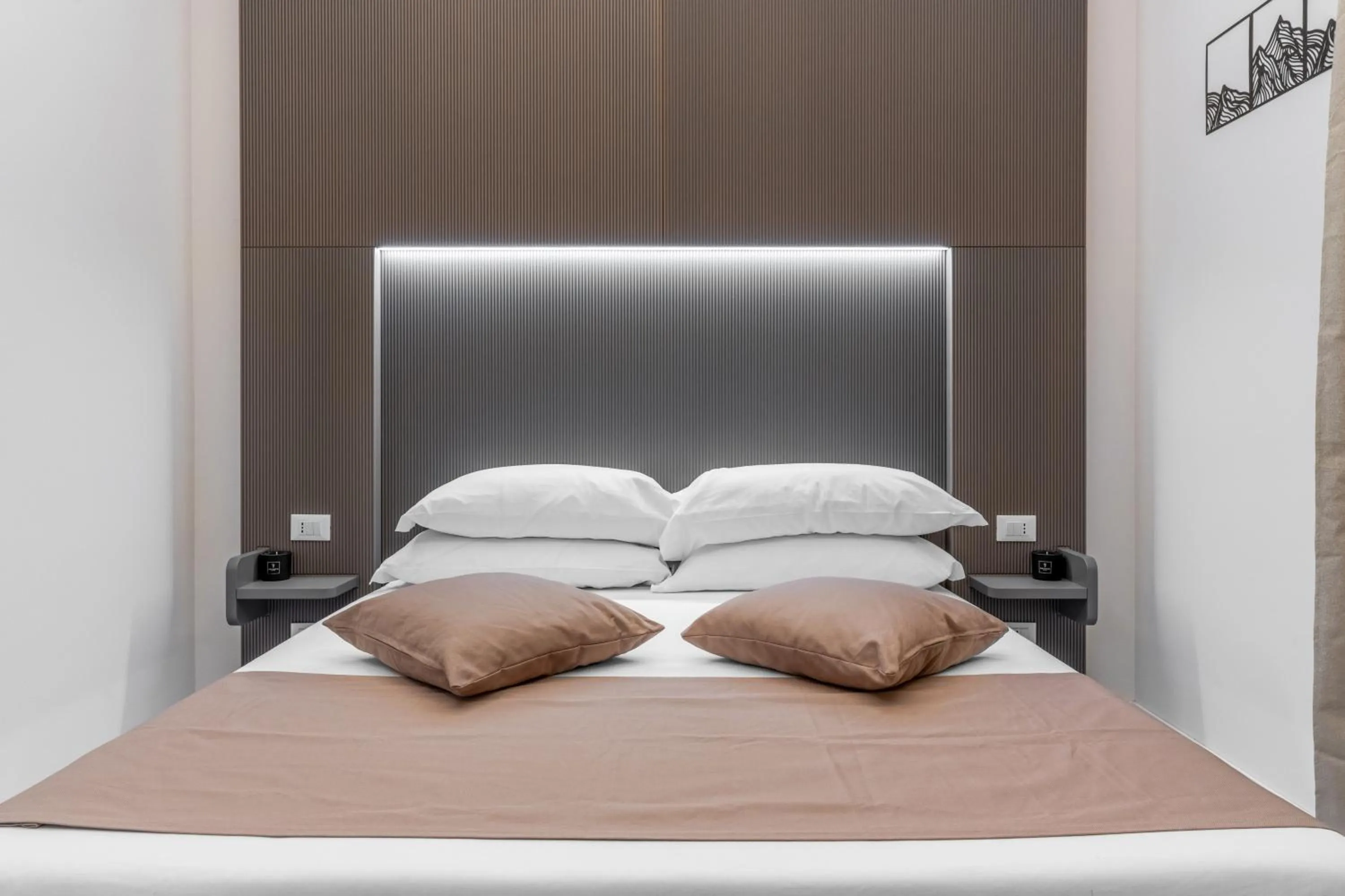 Bed in Meneghina Suites Foresteria Lombarda