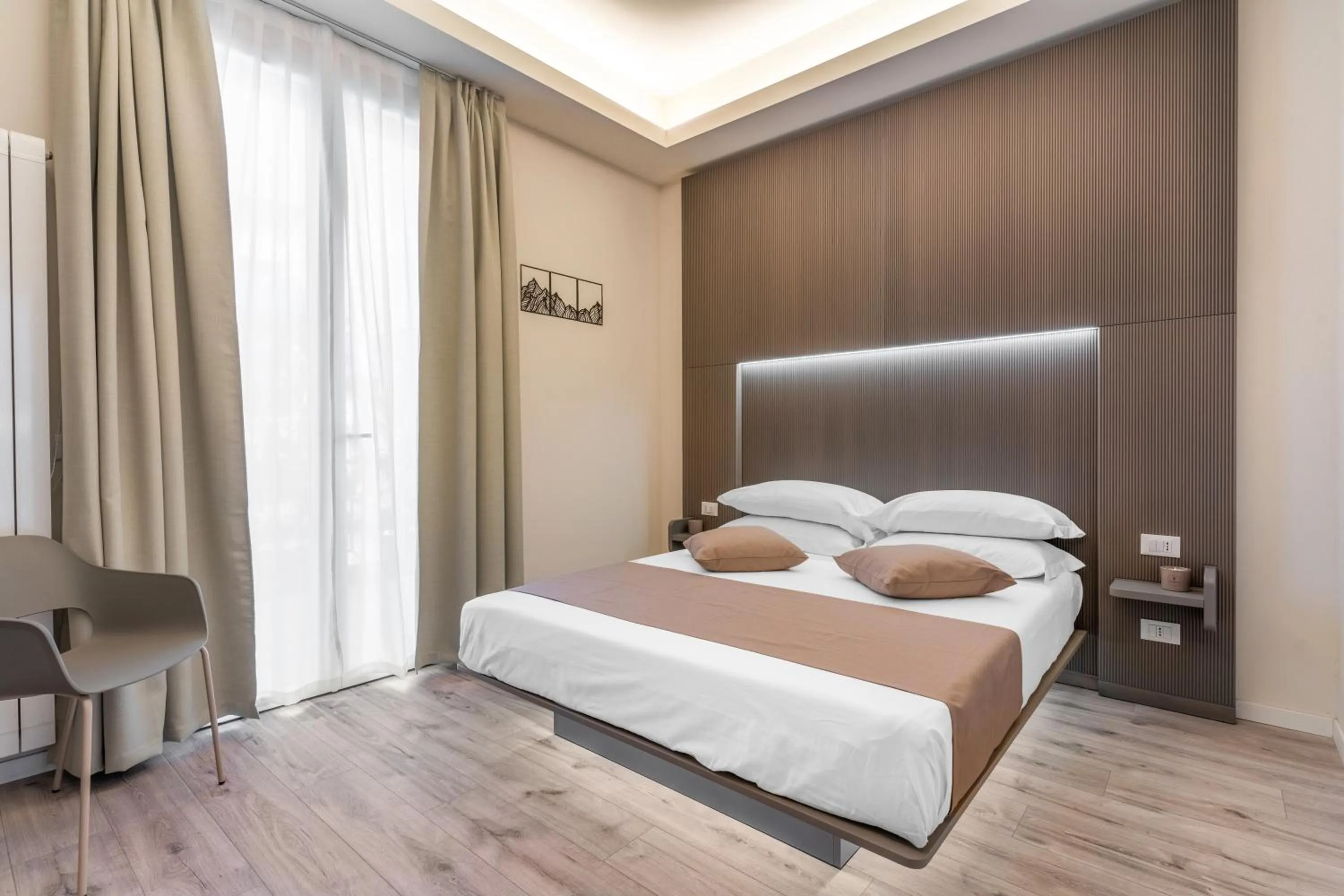 Bed in Meneghina Suites Foresteria Lombarda