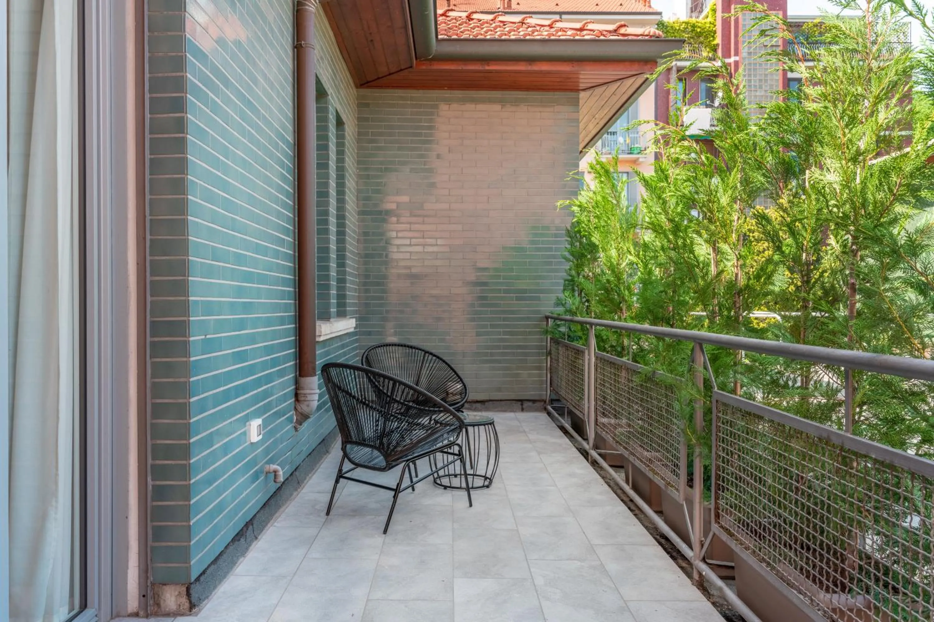 Patio in Meneghina Suites Foresteria Lombarda