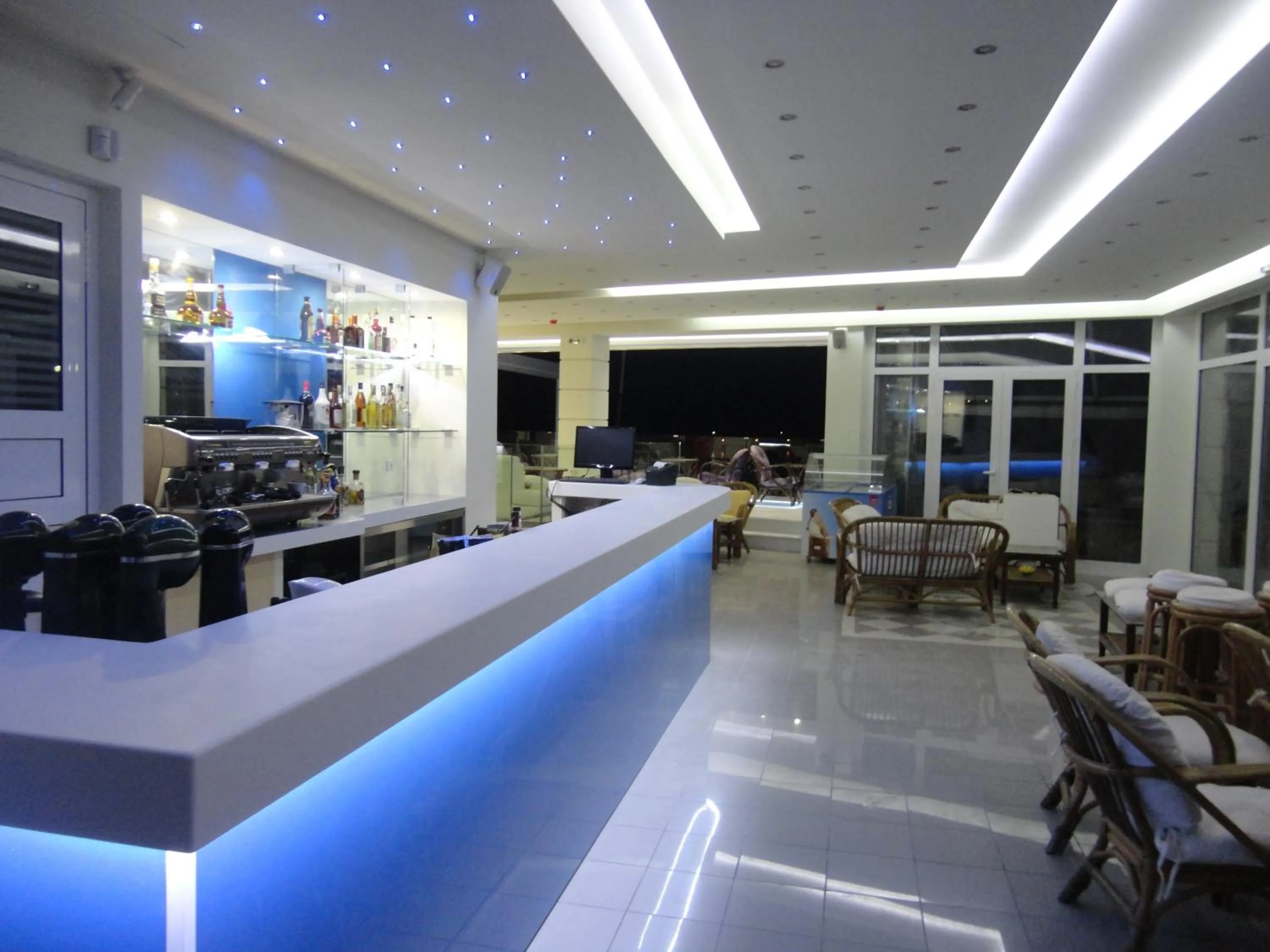 Lounge or bar in New Aegli Resort Hotel