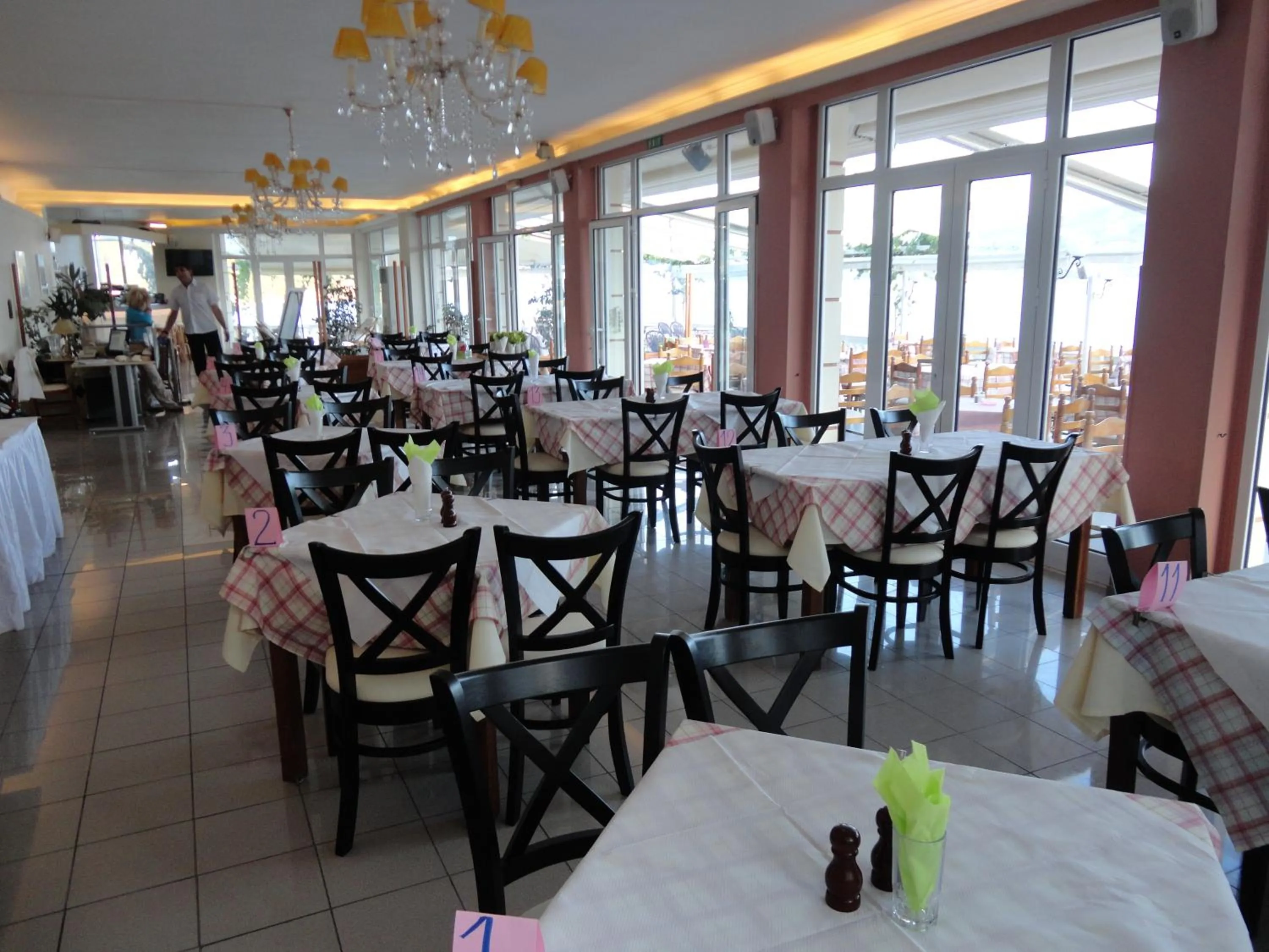 Restaurant/places to eat in New Aegli Resort Hotel