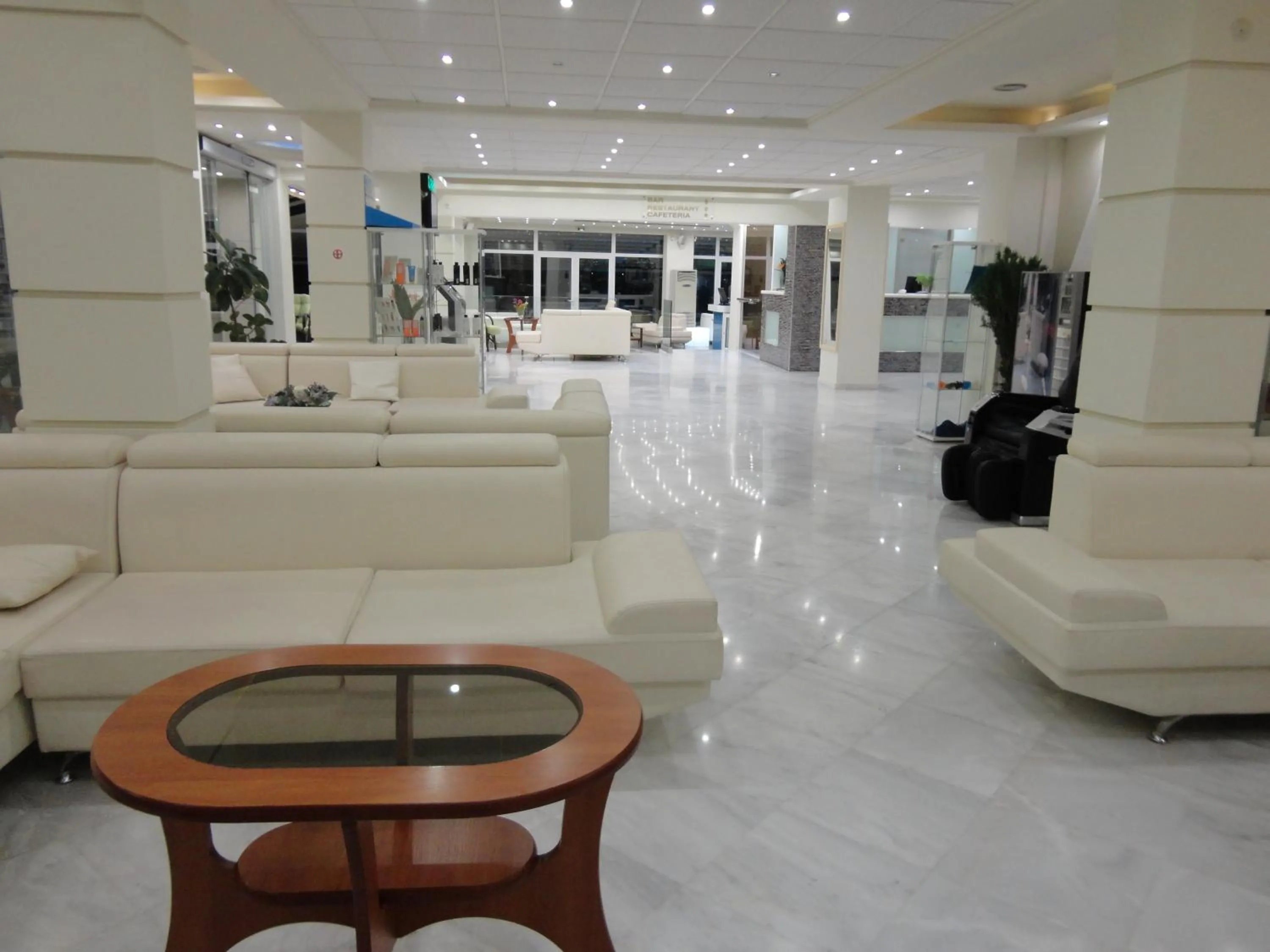 Lobby or reception in New Aegli Resort Hotel
