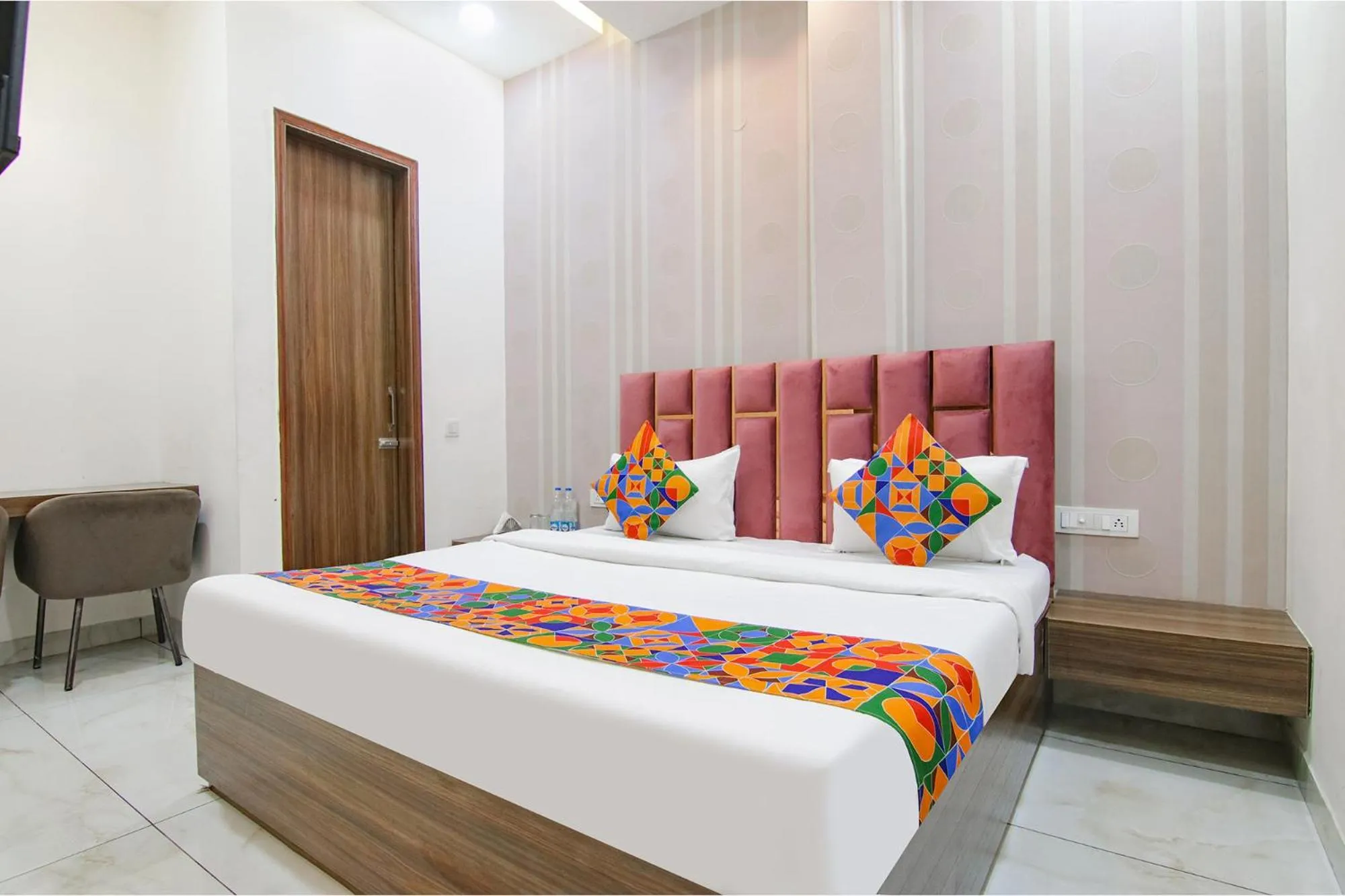 Bed in FabHotel Yellow Leaf