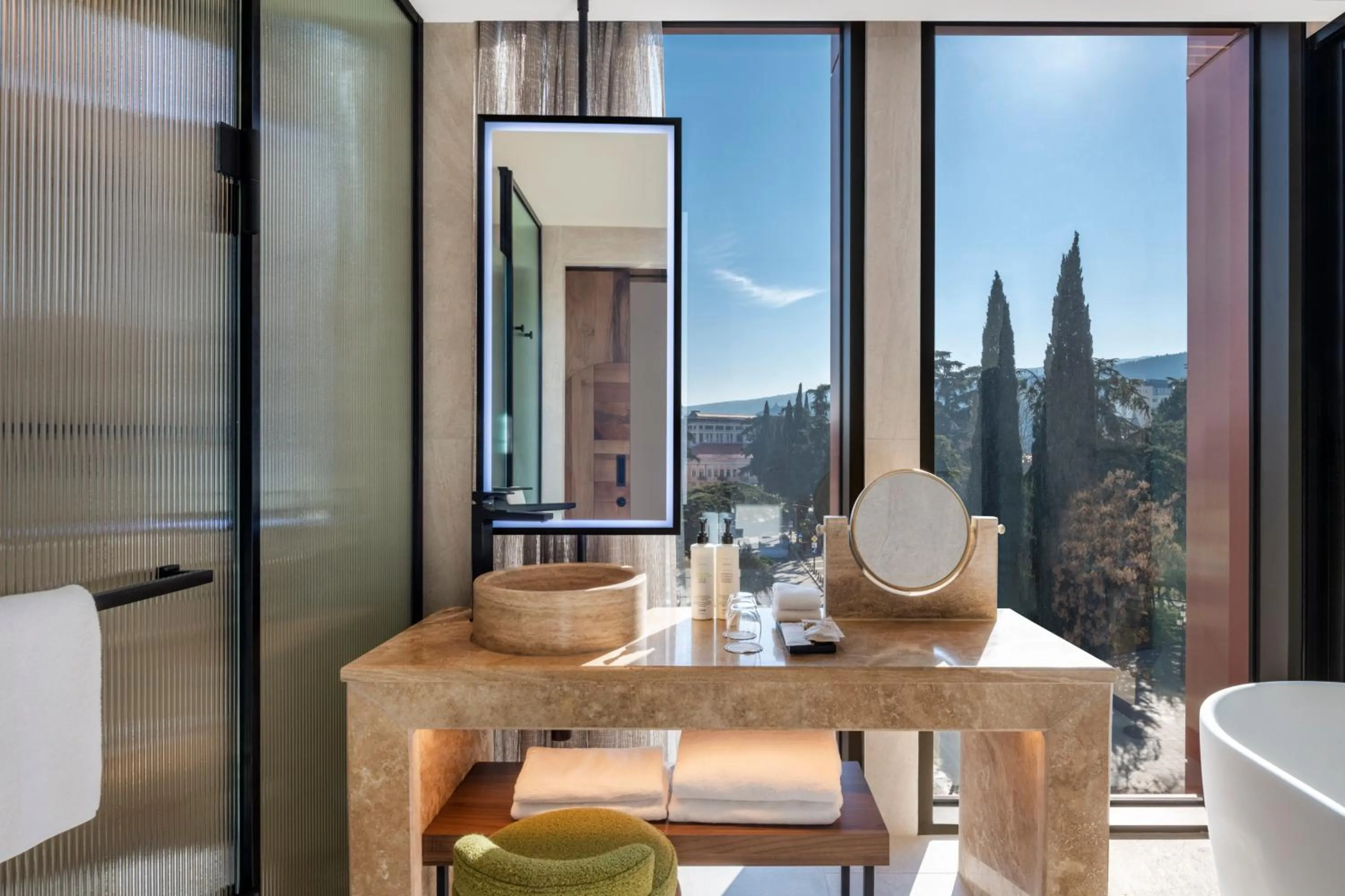 Bathroom in Swissôtel Tbilisi