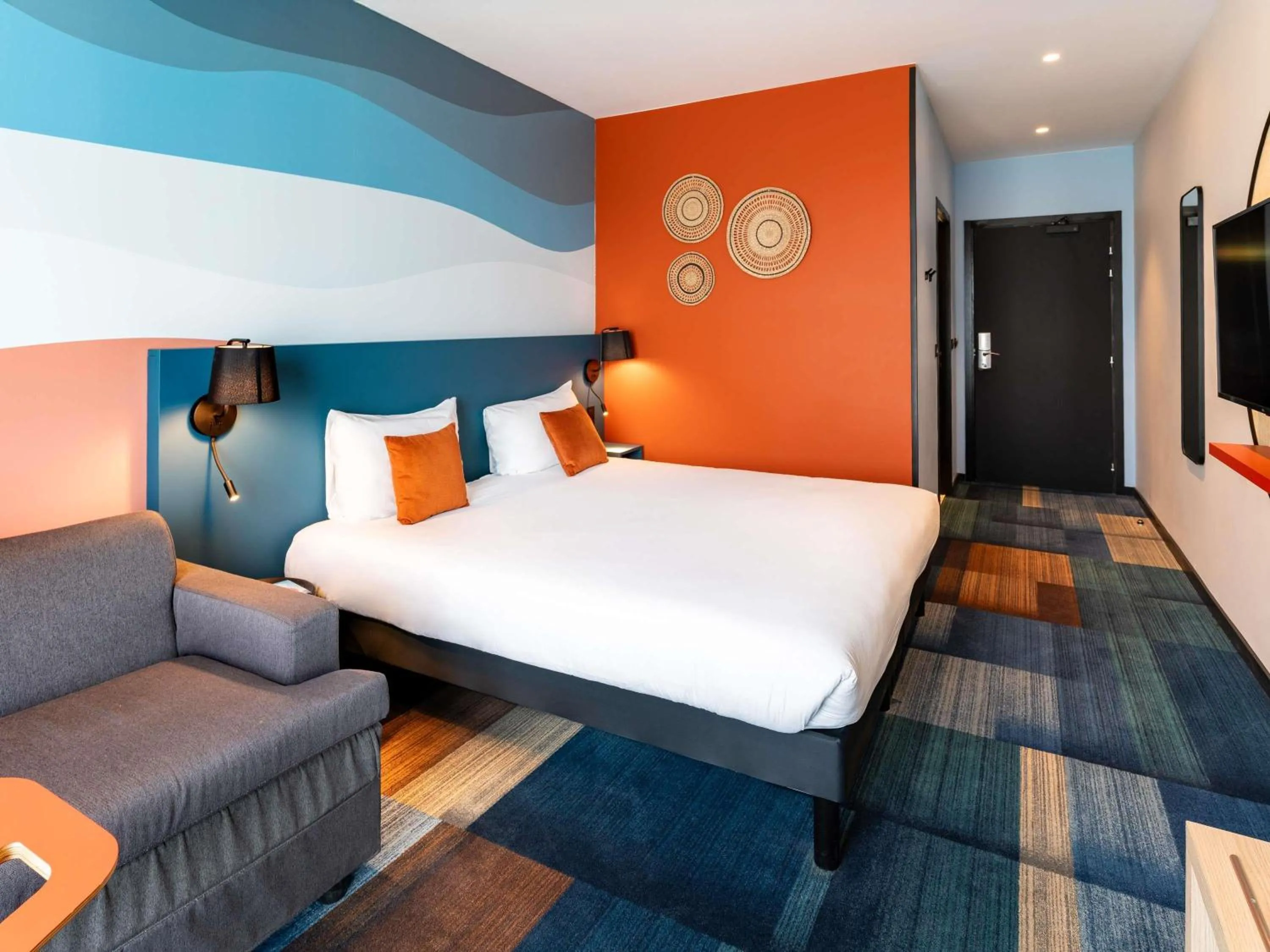 Bedroom, Bed in Ibis Styles Miramas