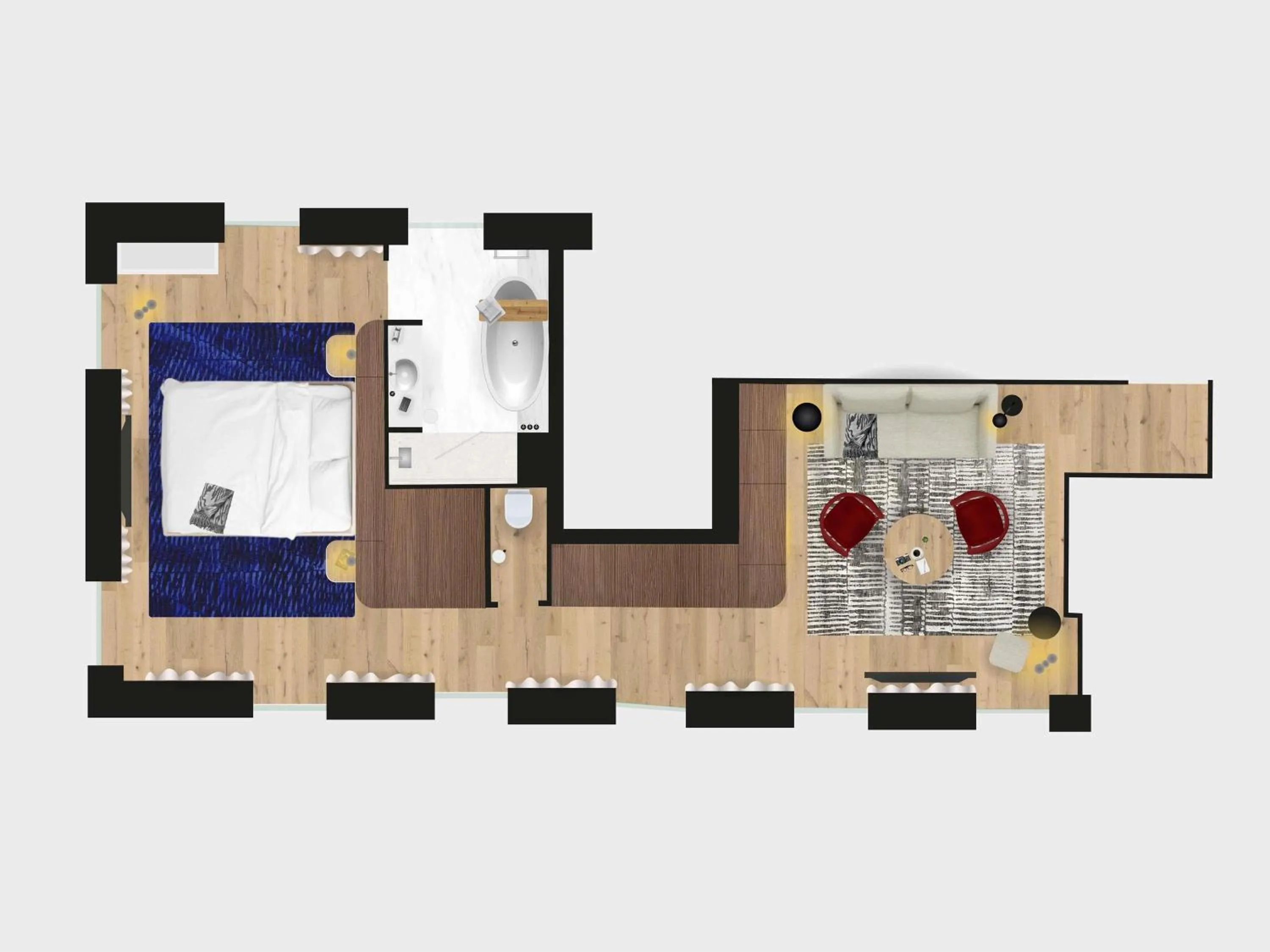 Bedroom in Domaine de la Reine Margot Paris-Issy - MGallery Collection