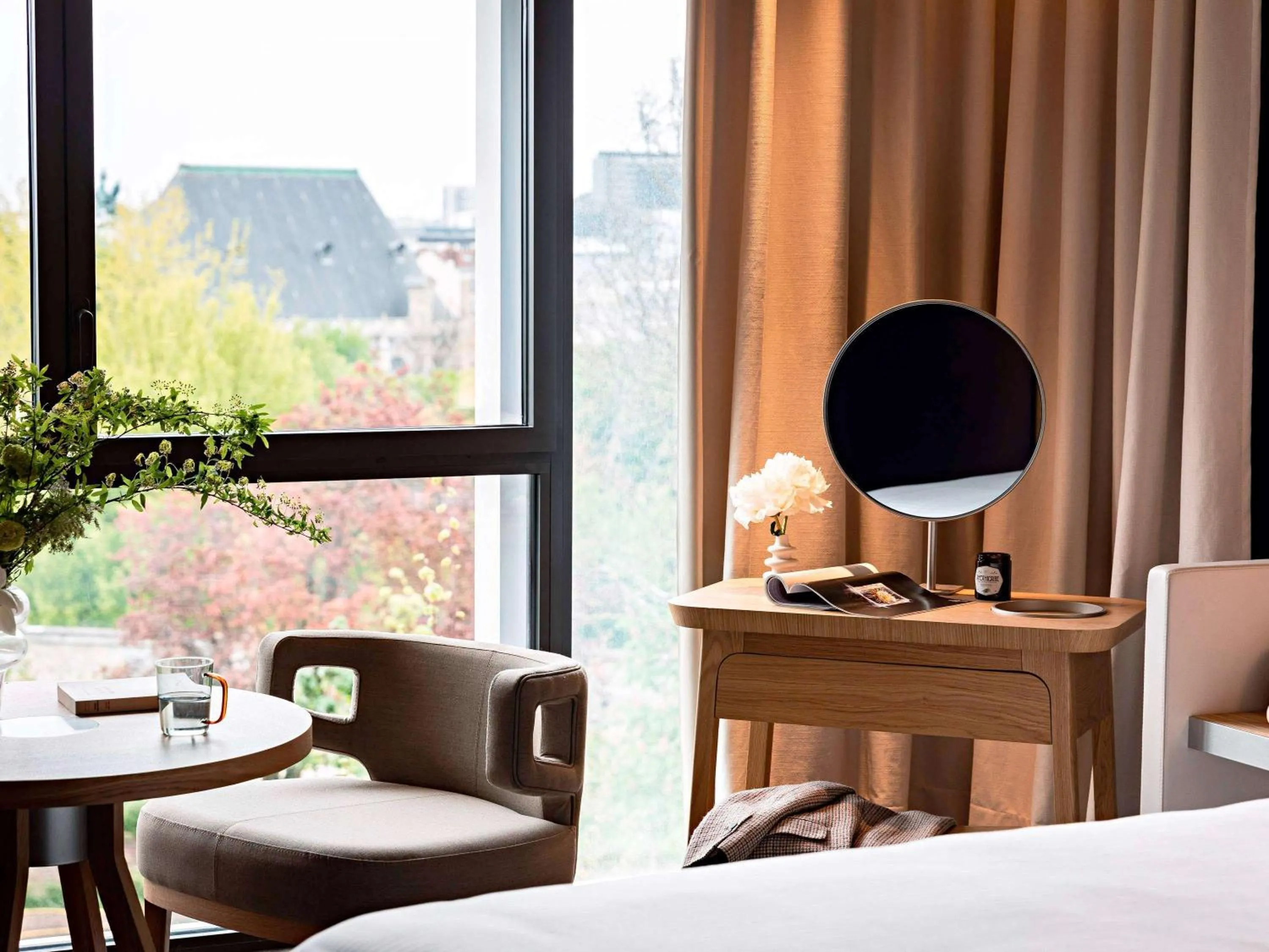 Junior Suite with One Double Bed or Two Single Beds and View in Domaine Reine Margot Paris Issy MGallery Collectio