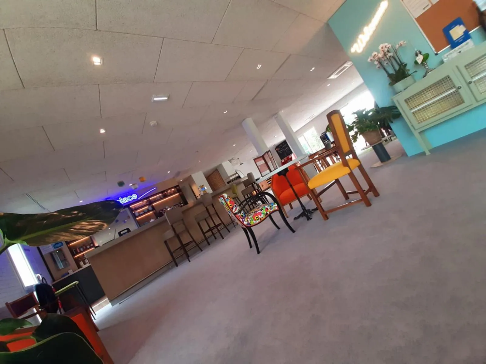 Lobby or reception in greet hotel Castets Coeur des Landes