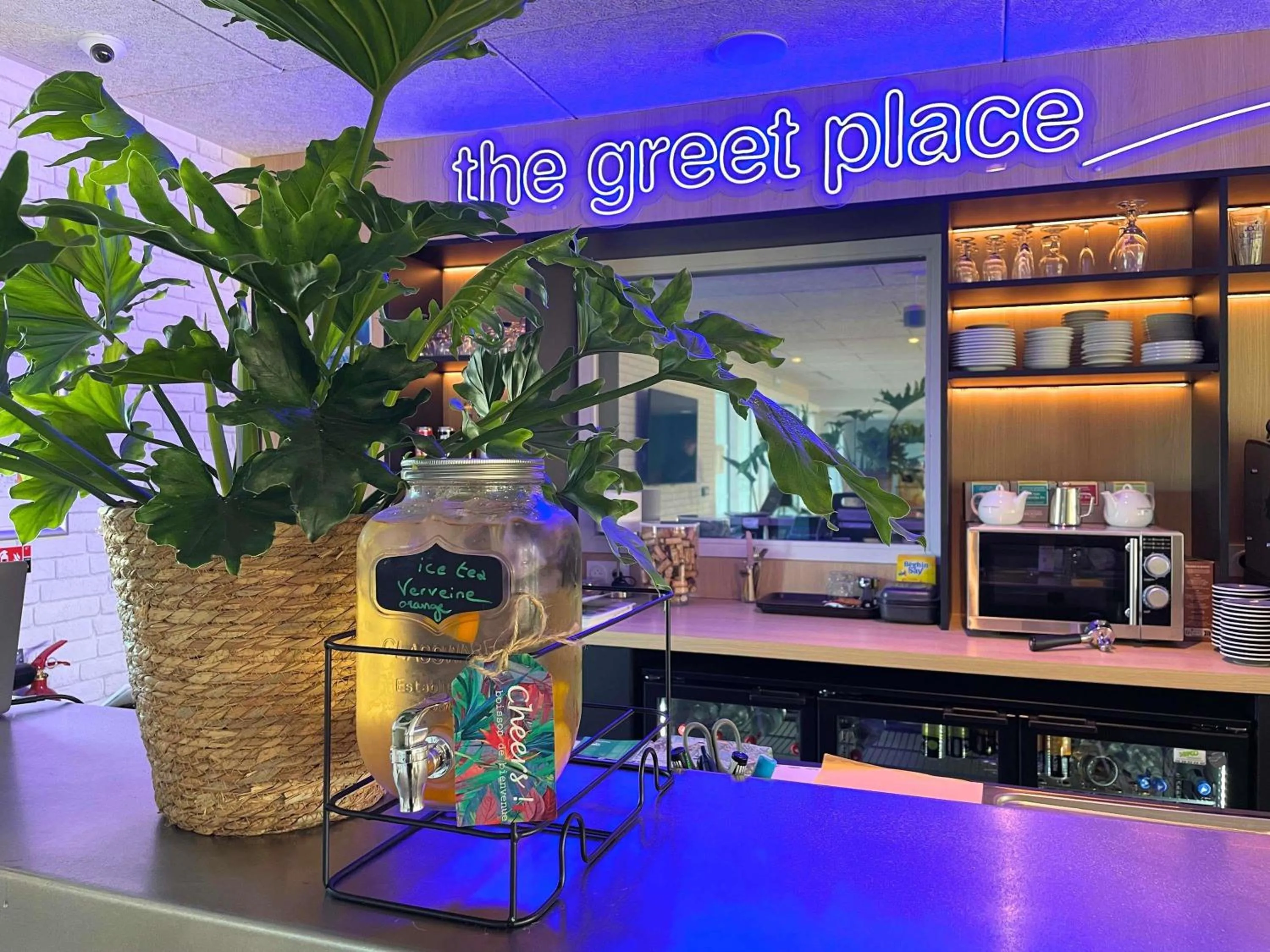 Lounge or bar in greet hotel Castets Coeur des Landes