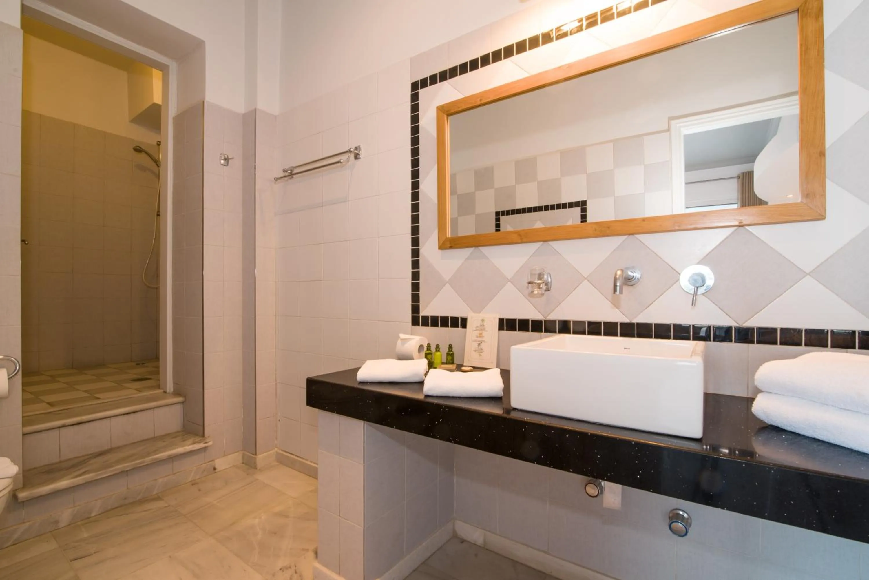 Shower in Antinea Suites Hotel & Spa