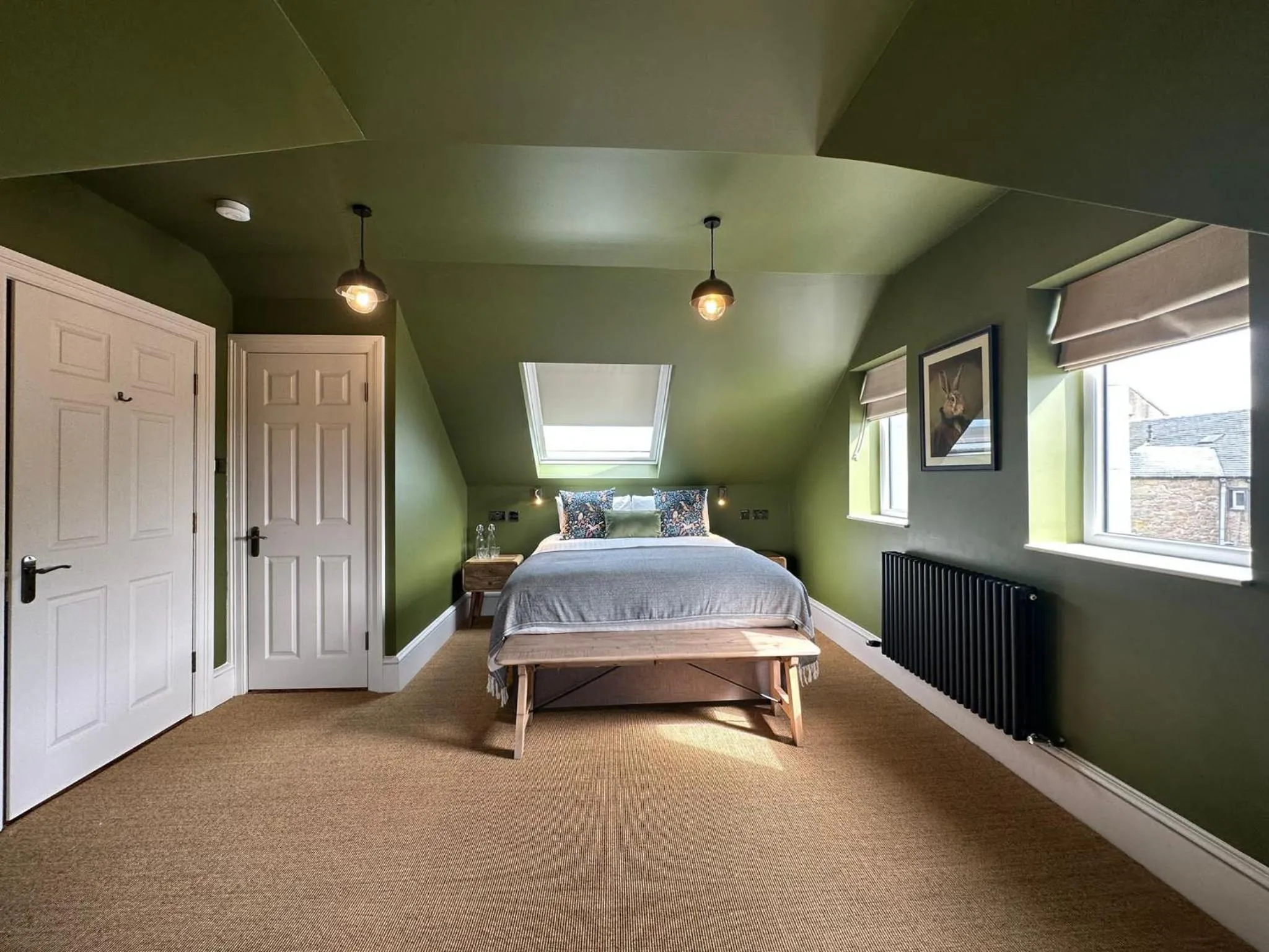 Bed in Rooms Above Sugar Boat