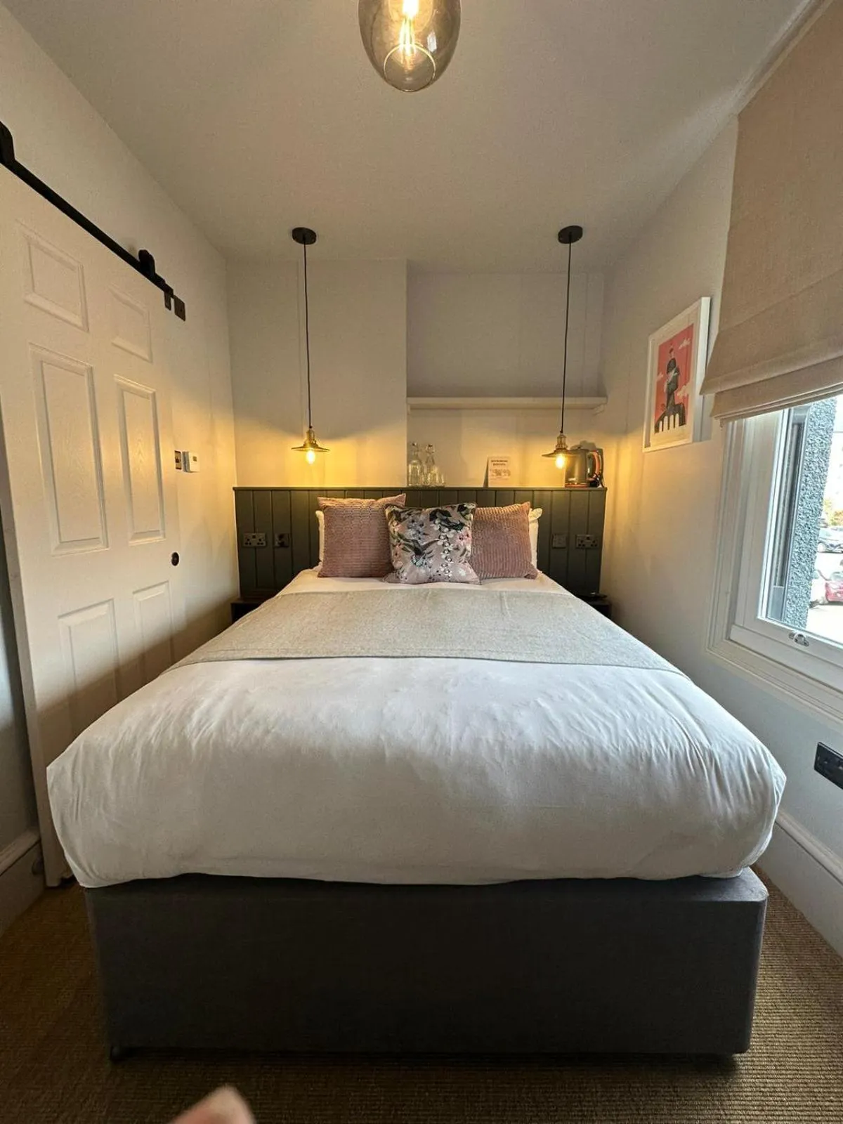 Bed in Rooms Above Sugar Boat