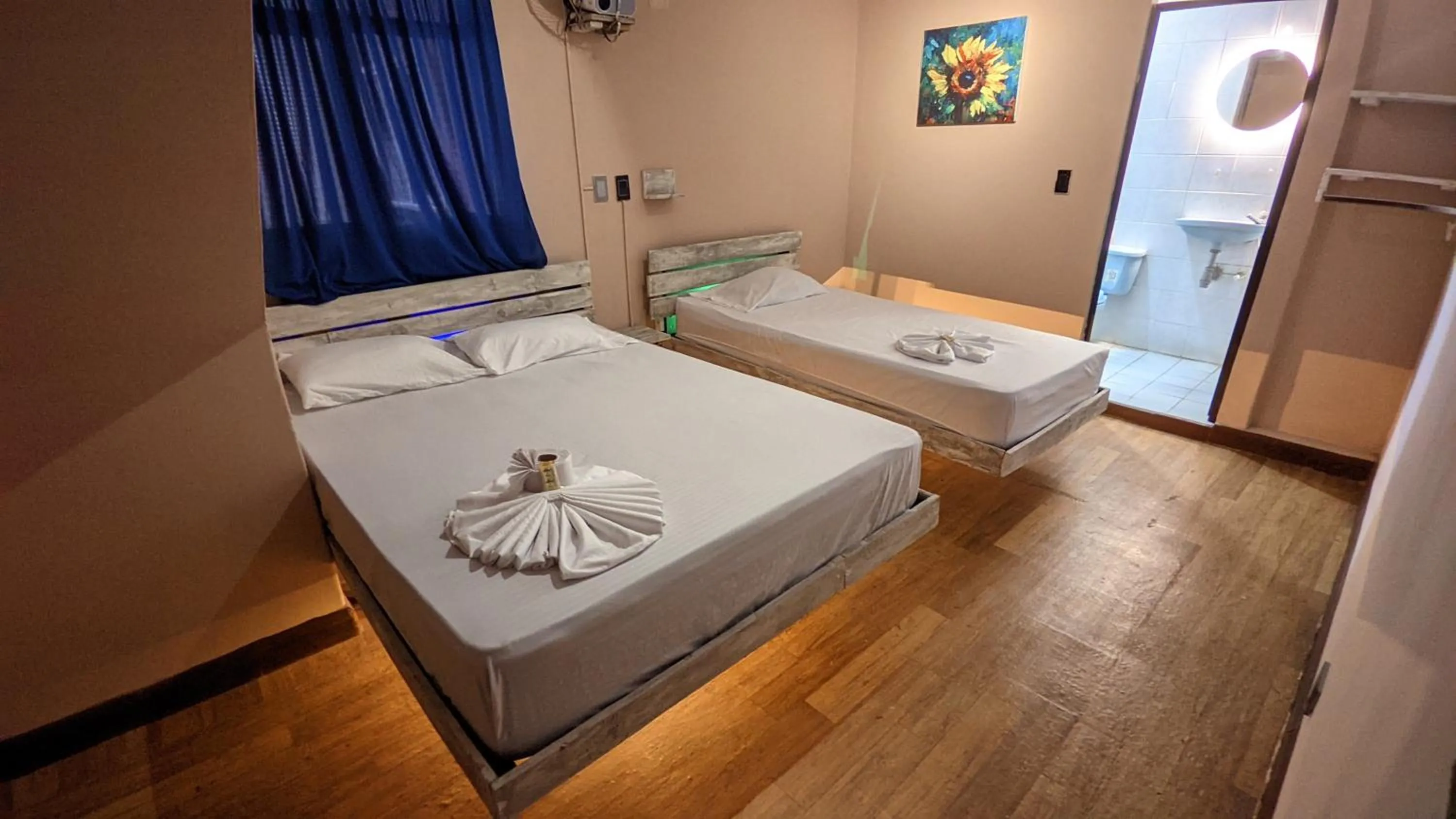 Bed in Hotel Grand ilama