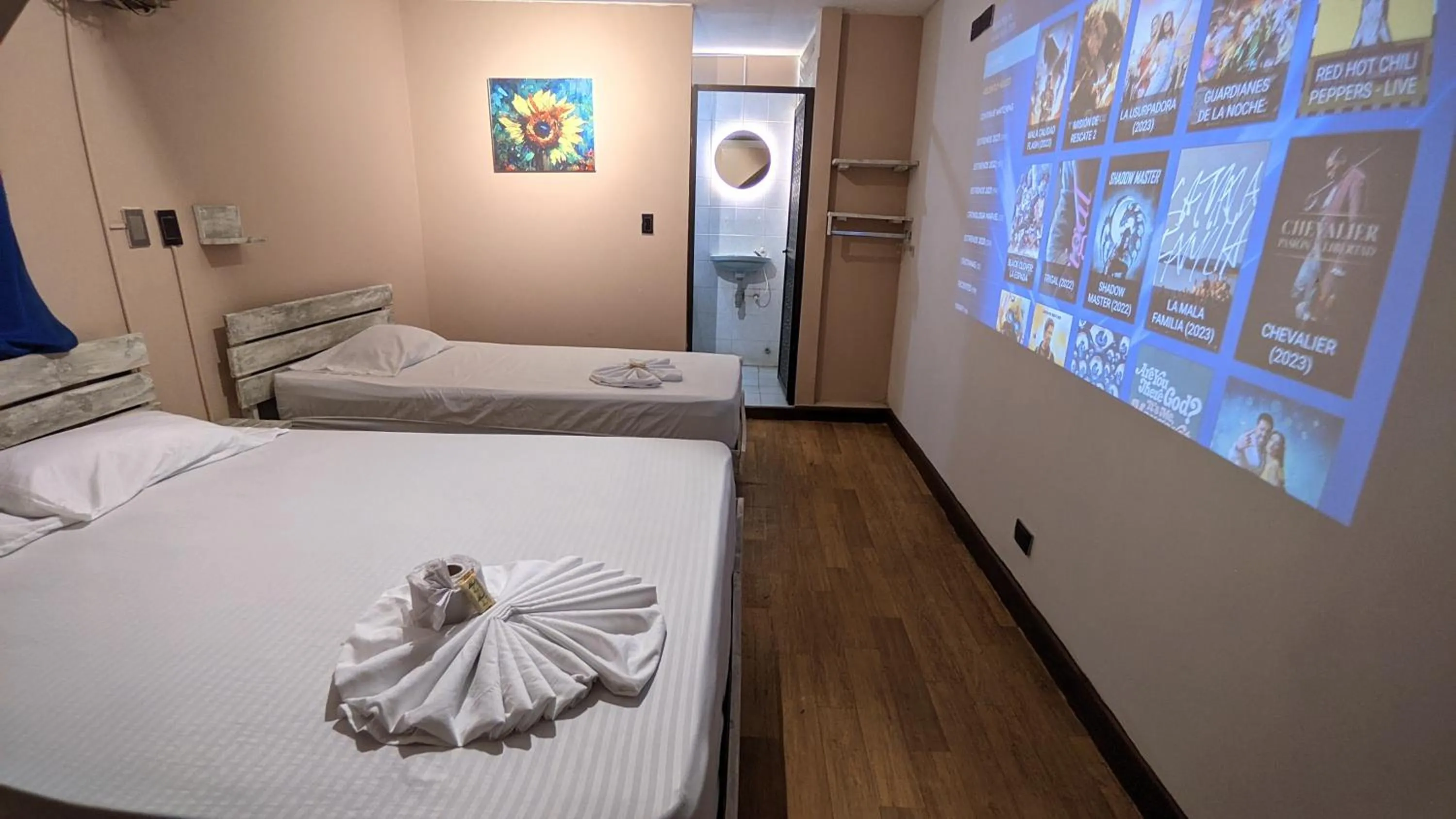 Bed in Hotel Grand ilama