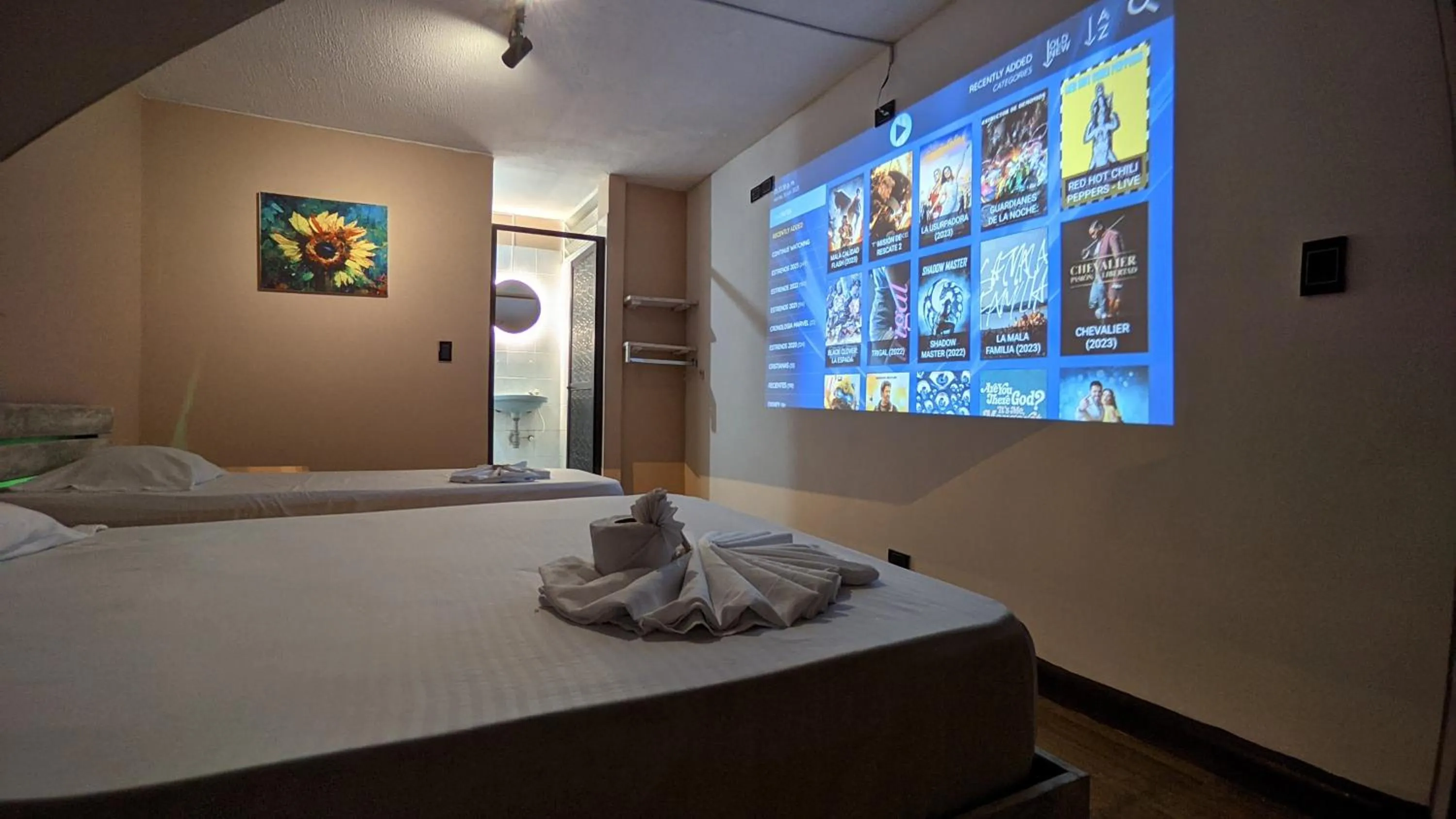 Bed in Hotel Grand ilama