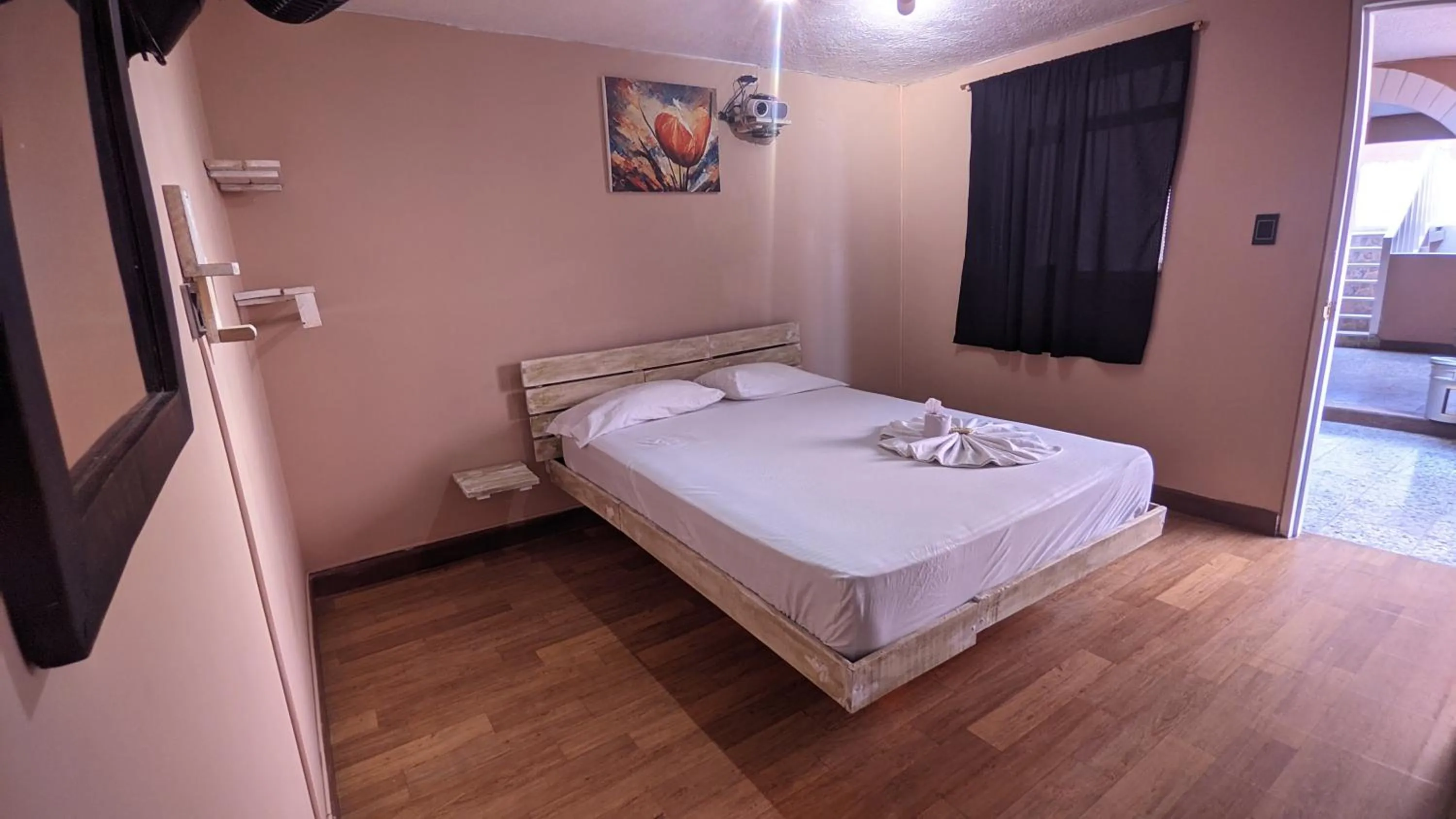 Bed in Hotel Grand ilama