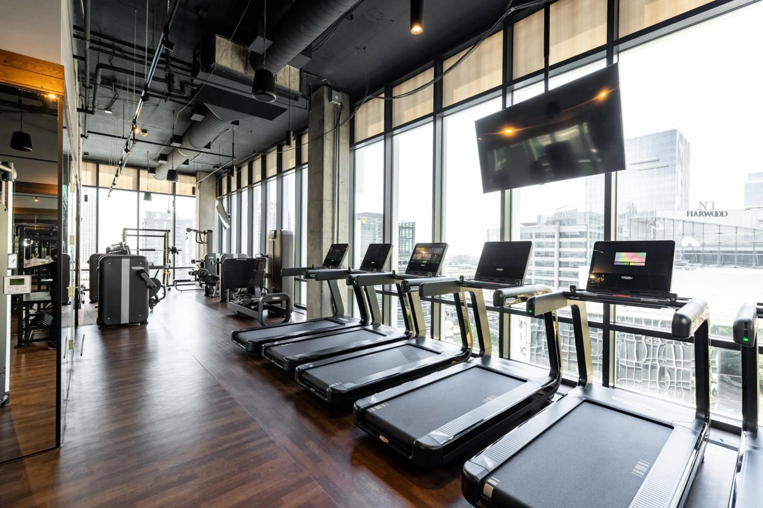Fitness centre/facilities in Hôtel Swexan
