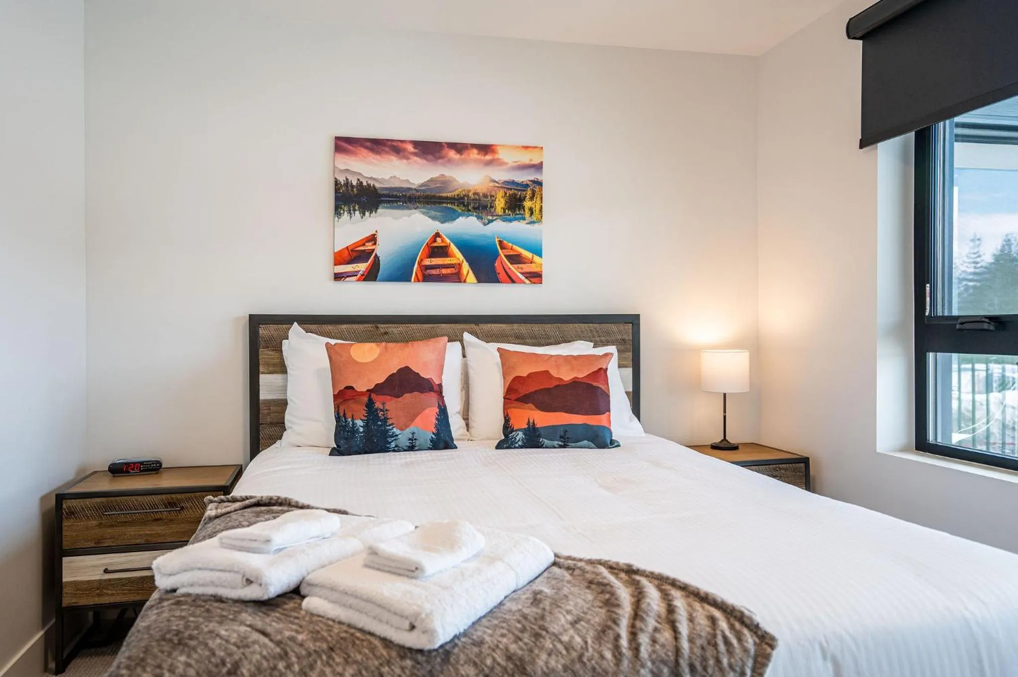 Bed in Alpine Dream by Revelstoke Vacations