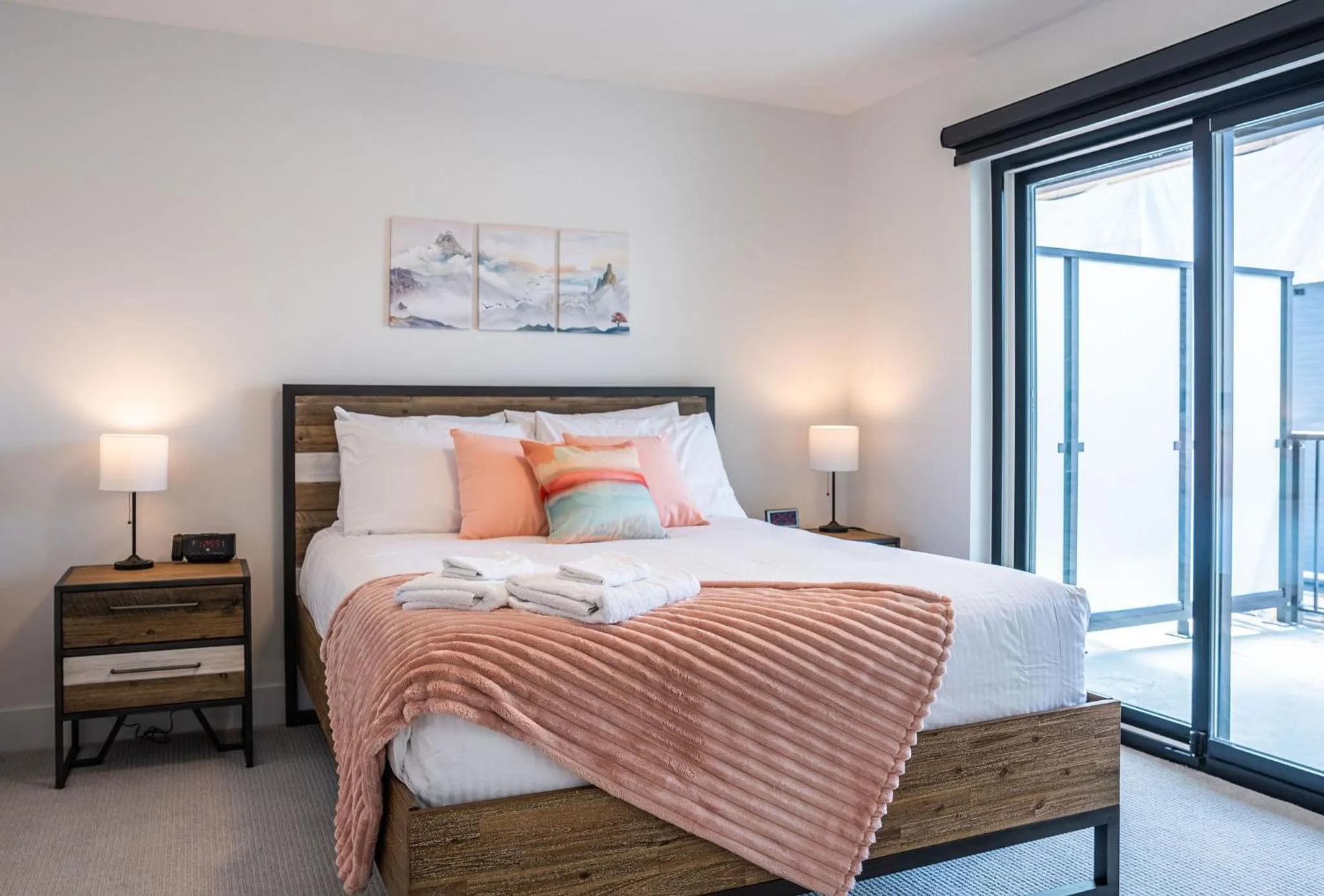 Bed in Alpine Dream by Revelstoke Vacations