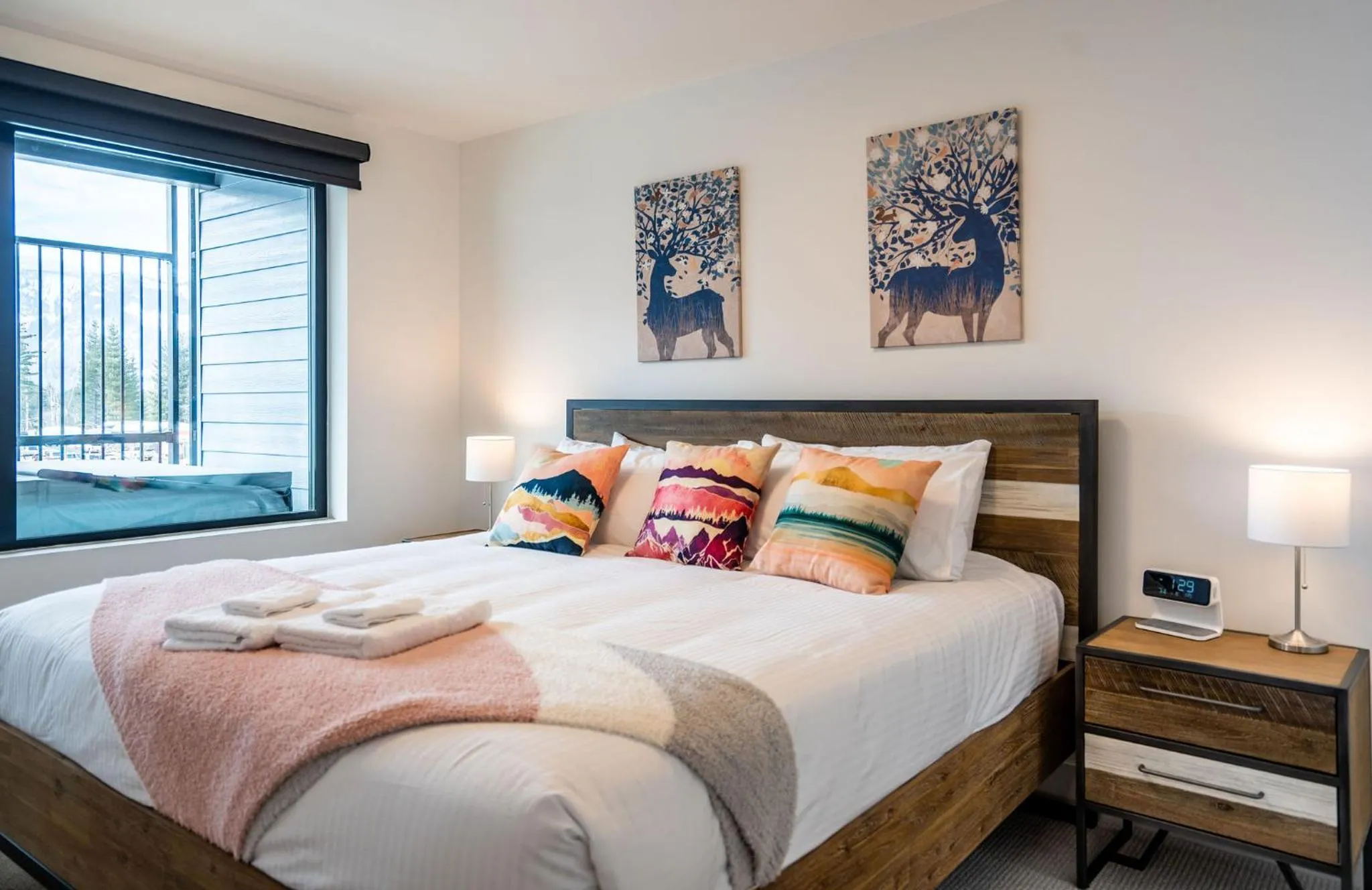 Bed in Alpine Dream by Revelstoke Vacations