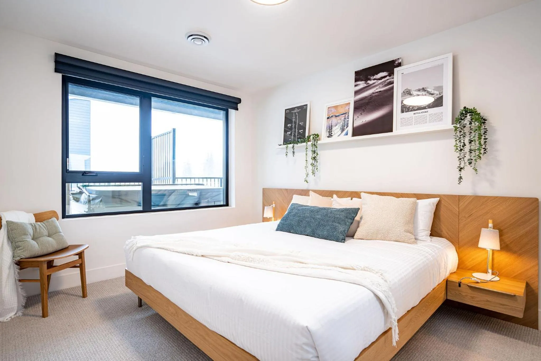 Bed in Adanac by Revelstoke Vacations