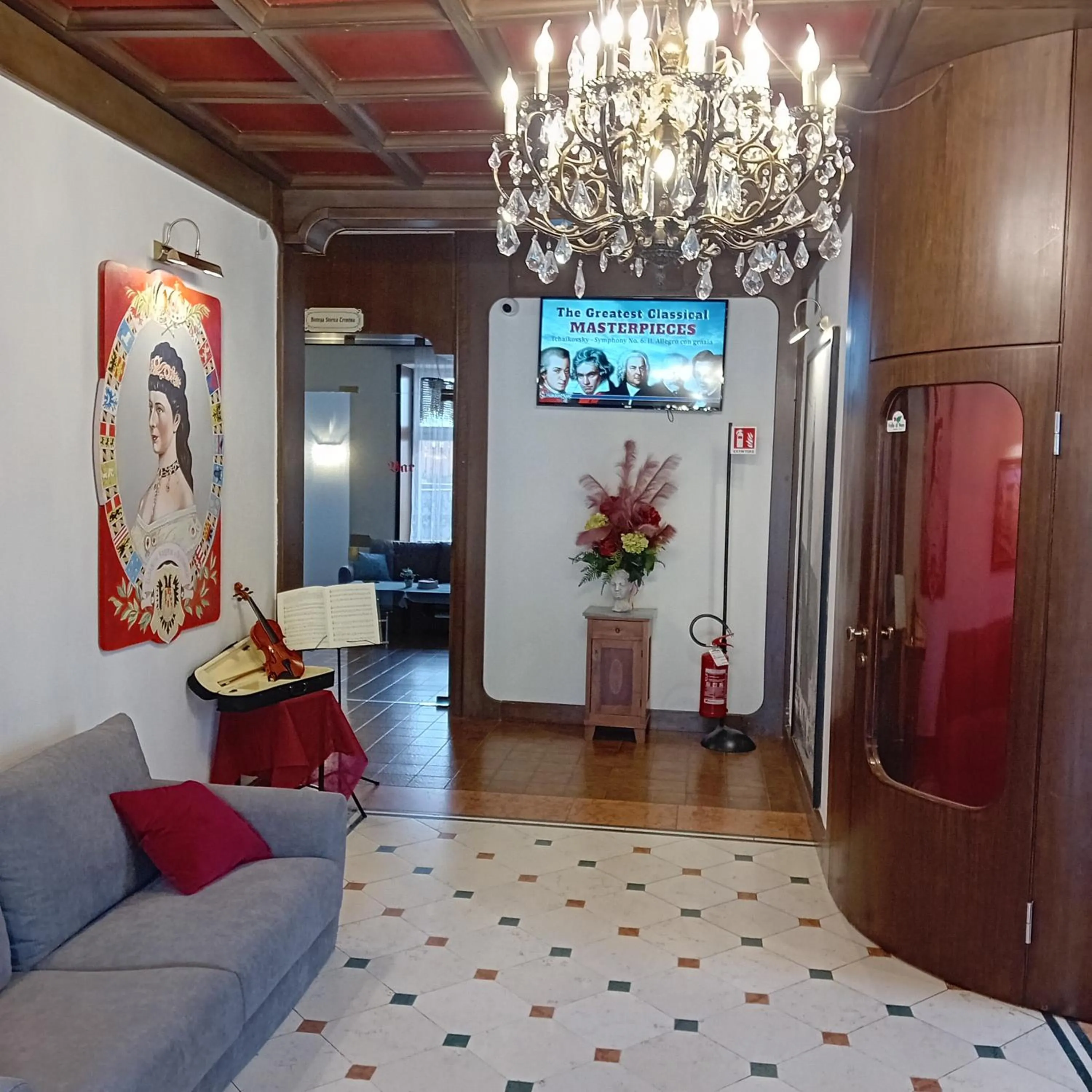 Lobby or reception in Hotel Regina del Bosco